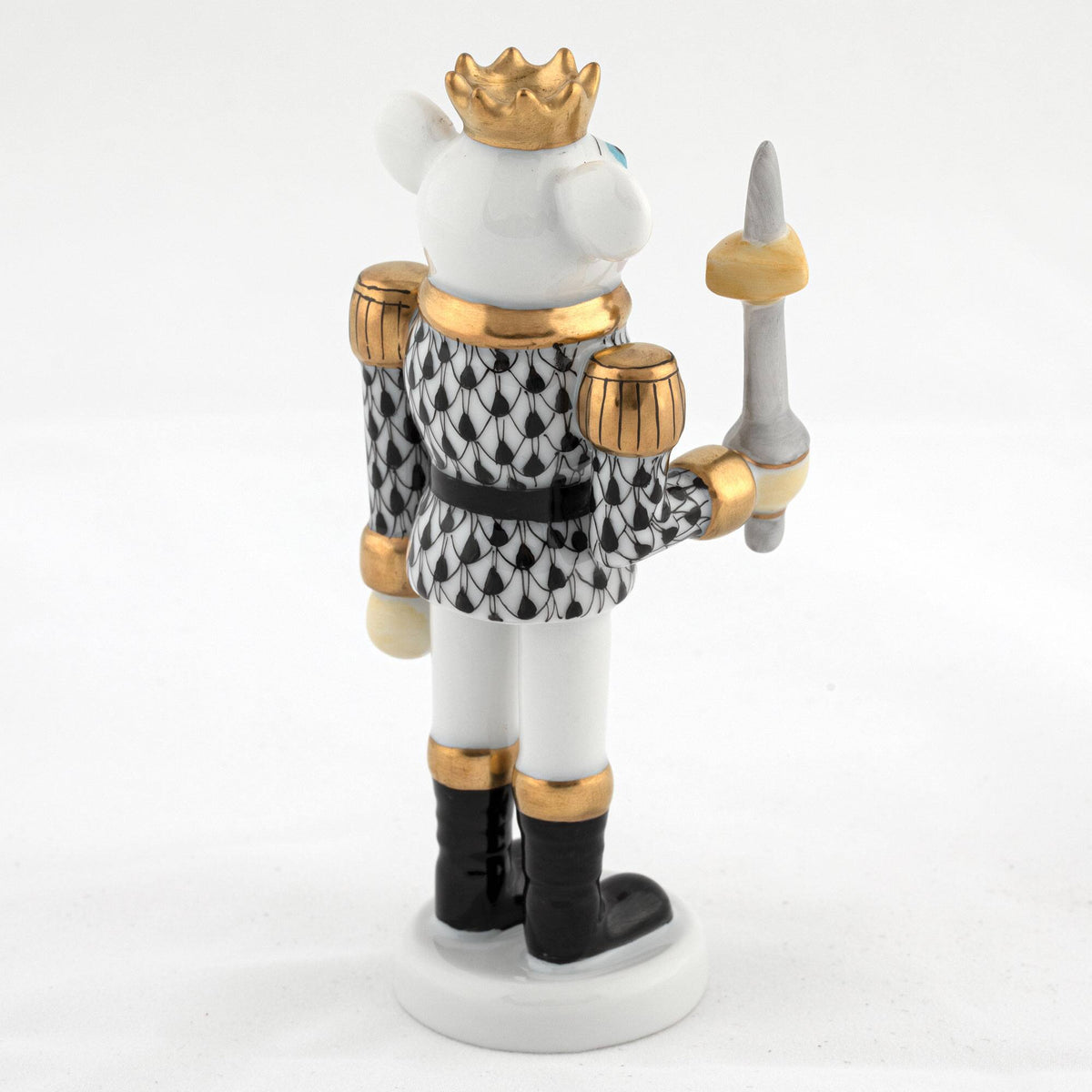 Herend Mouse King Nutcracker Figurine – Black, alternate view