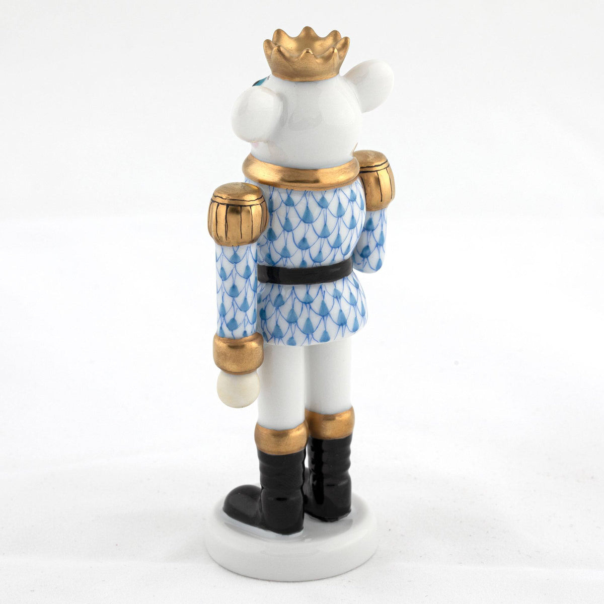 Herend Mouse King Nutcracker Figurine – Blue, alternate view