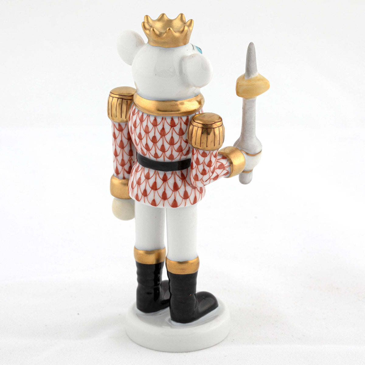 Herend Mouse King Nutcracker Figurine – Rust, alternate view