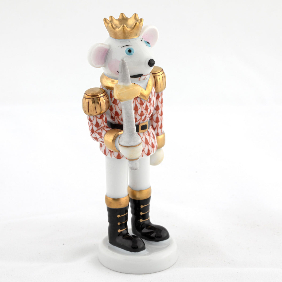 Herend Mouse King Nutcracker Figurine – Rust, alternate view