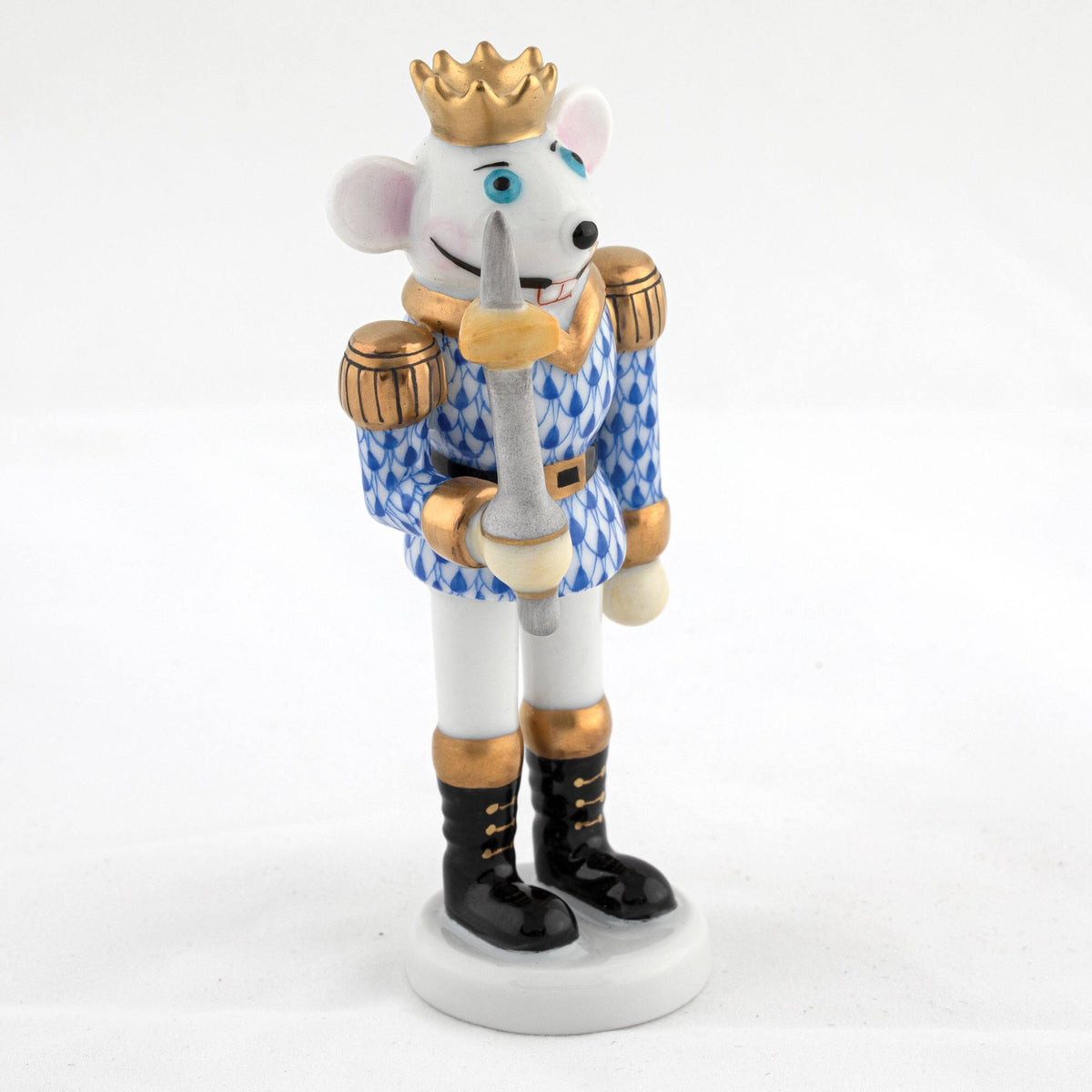 Herend Mouse King Nutcracker Figurine – Sapphire, alternate view