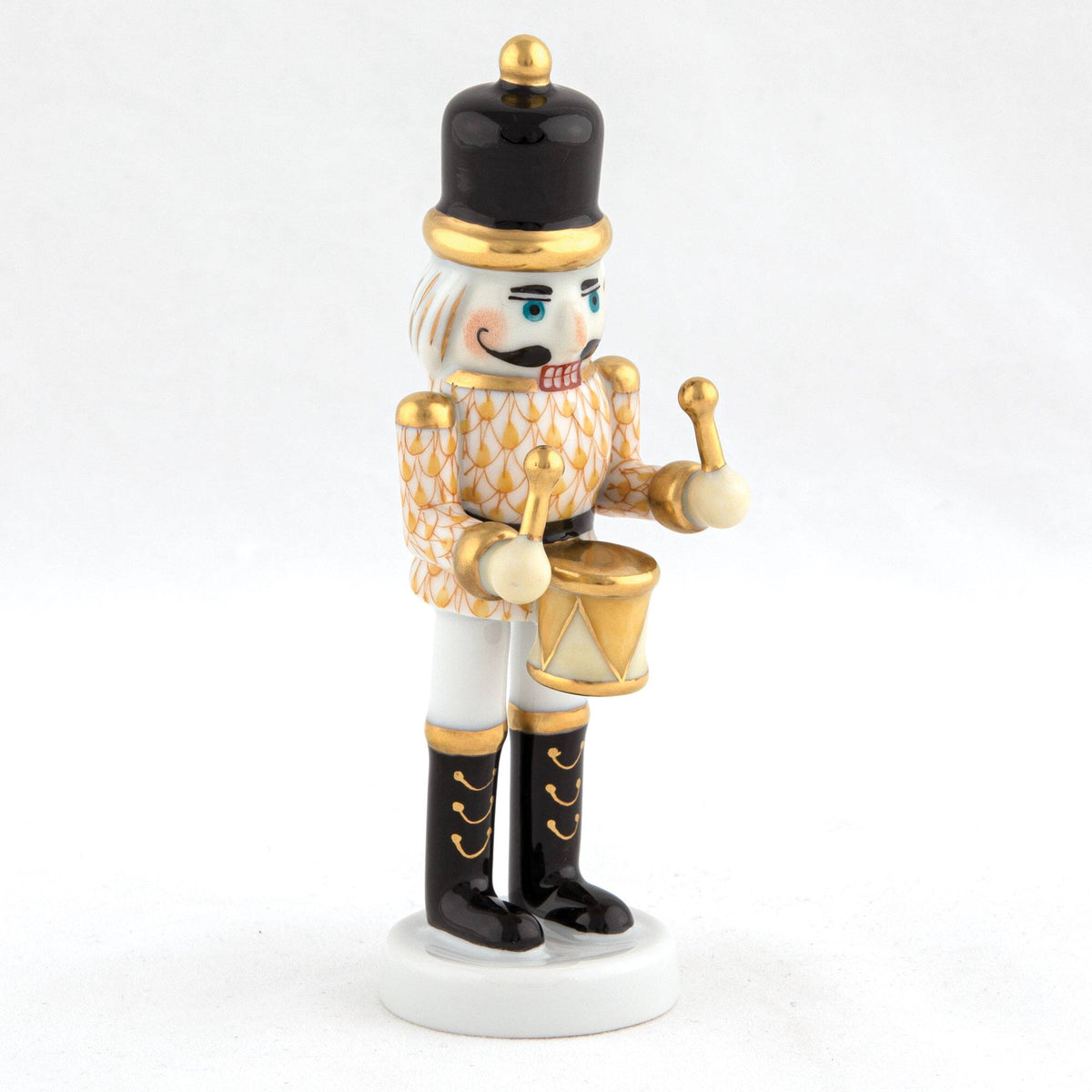 Herend Nutcracker Drummer Figurine – Butterscotch, alternate view