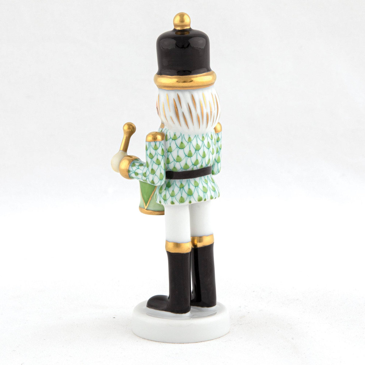 Herend Nutcracker Drummer Figurine – Key Lime, alternate view