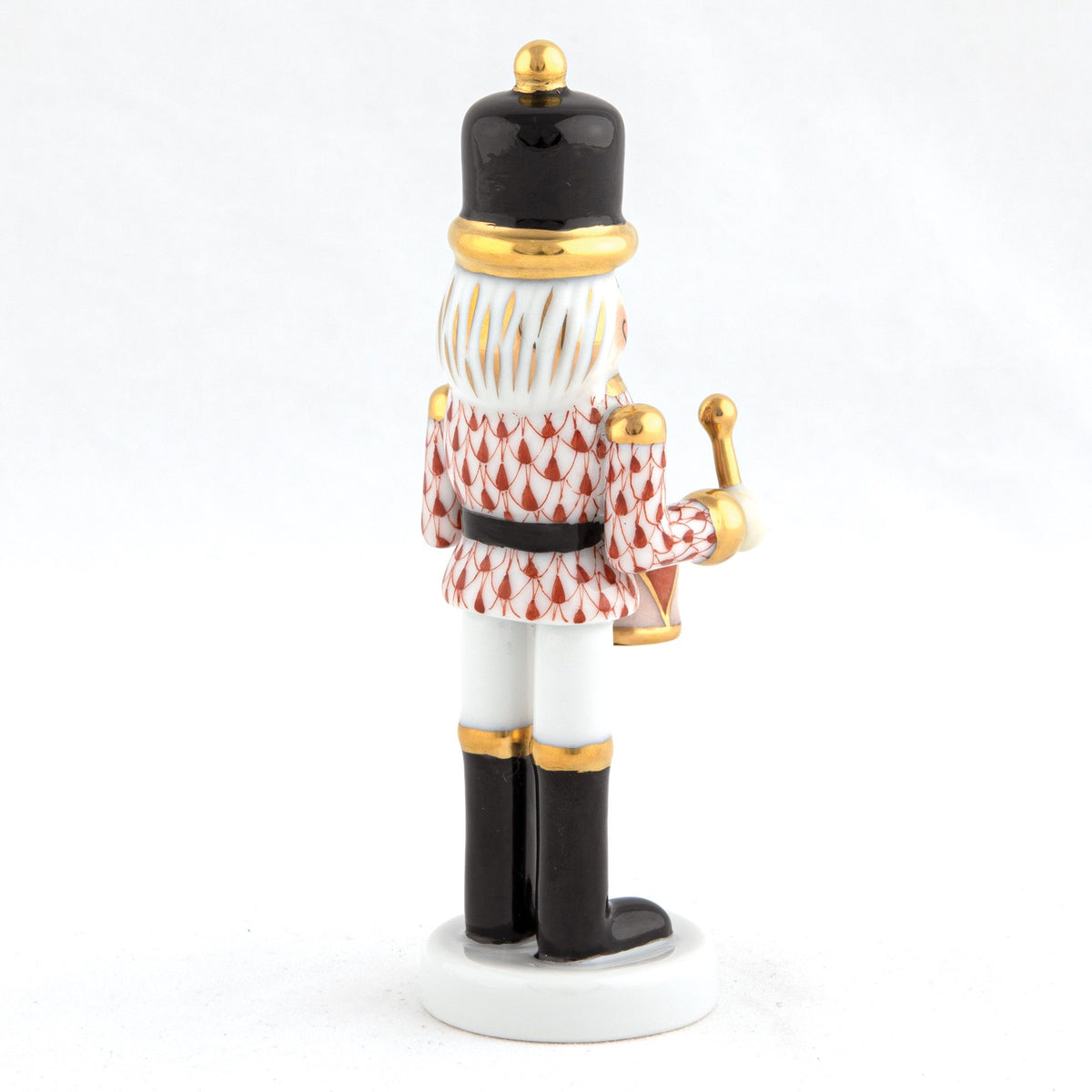 Herend Nutcracker Drummer Figurine – Rust, alternate view