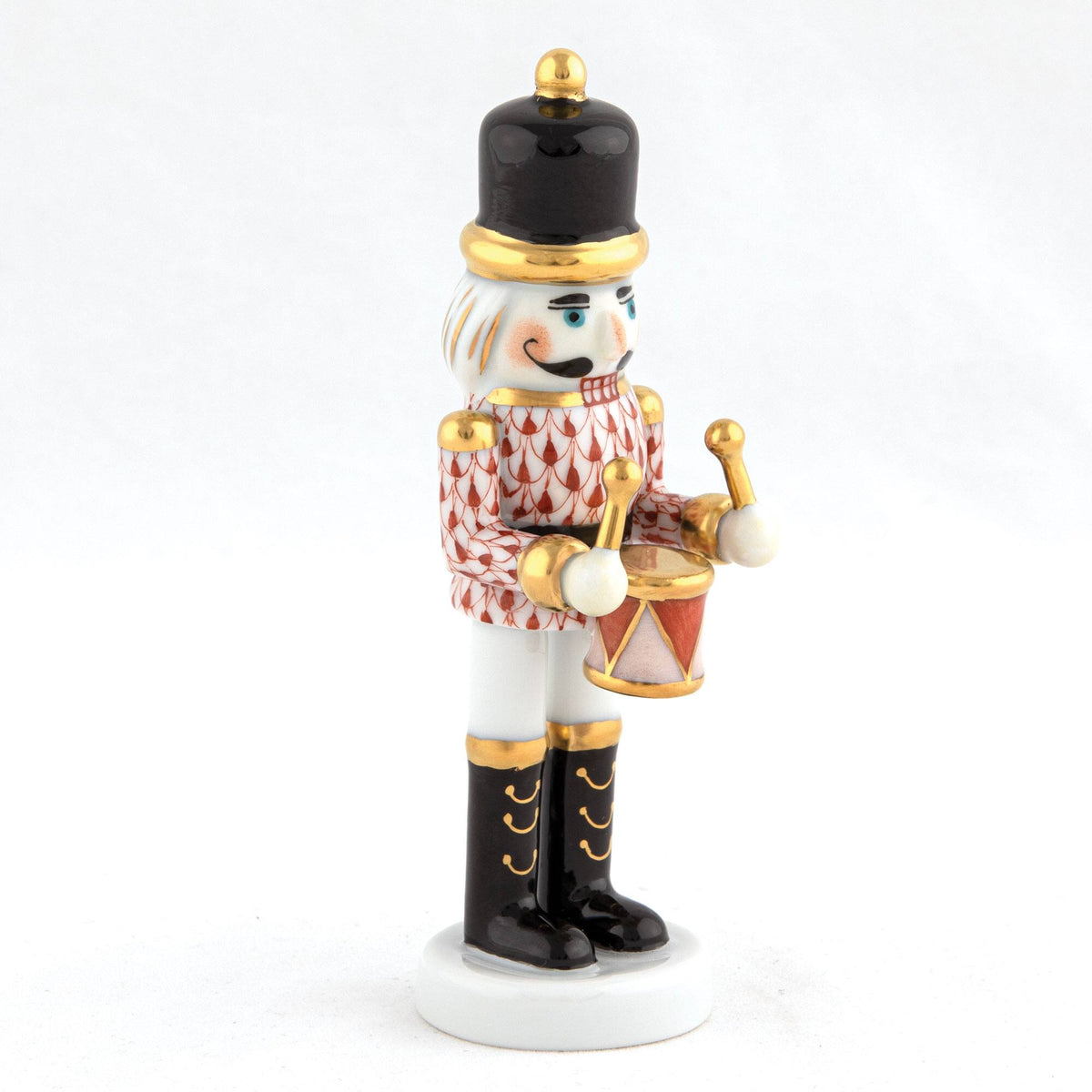 Herend Nutcracker Drummer Figurine – Rust, alternate view