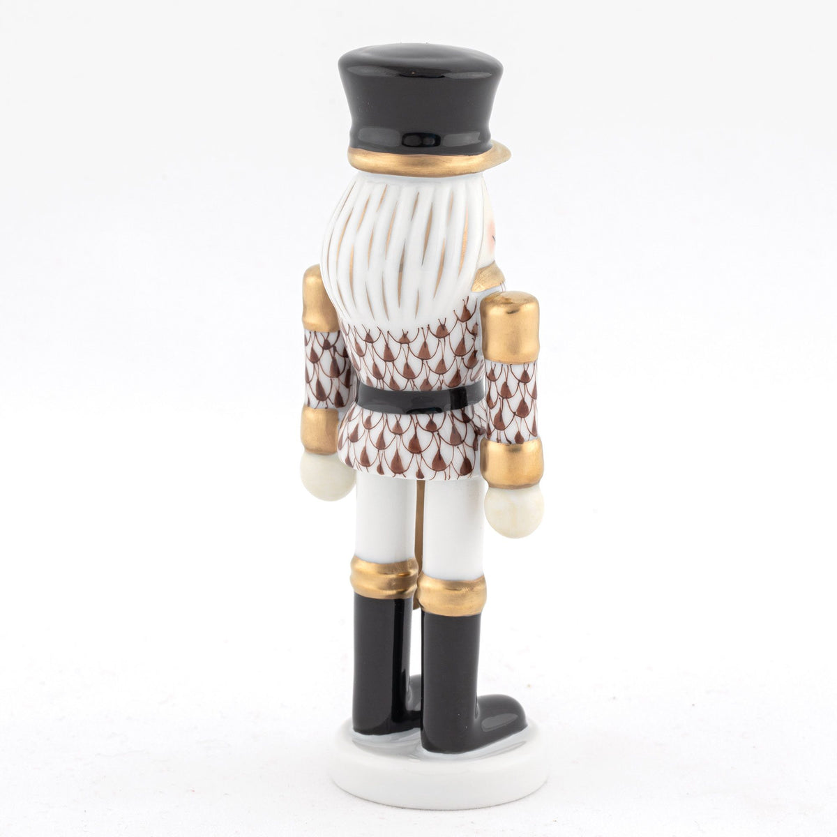 Herend Nutcracker with Sword Figurine – Chocolate, alternate view