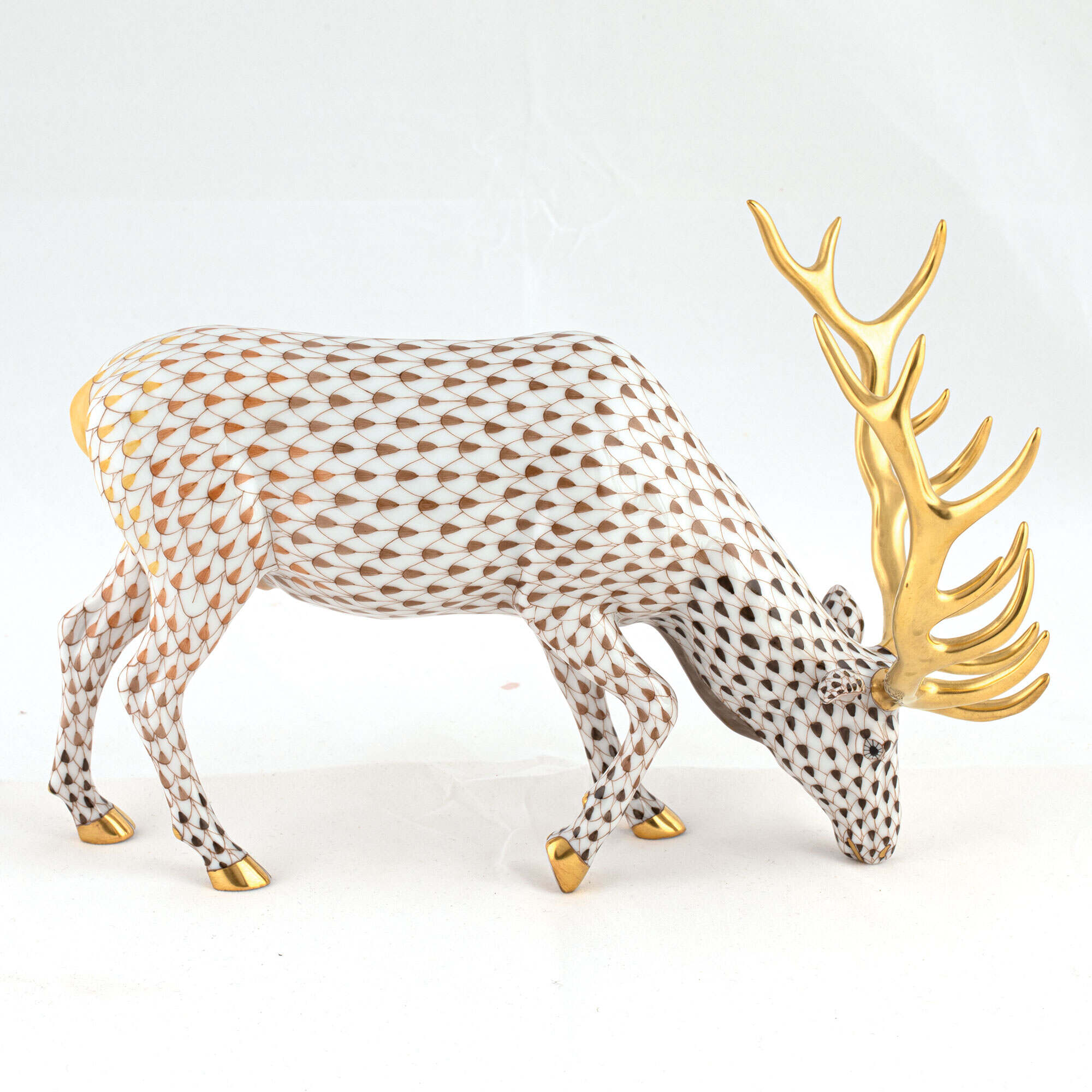 Herend Olympic Elk Figurine β additional view