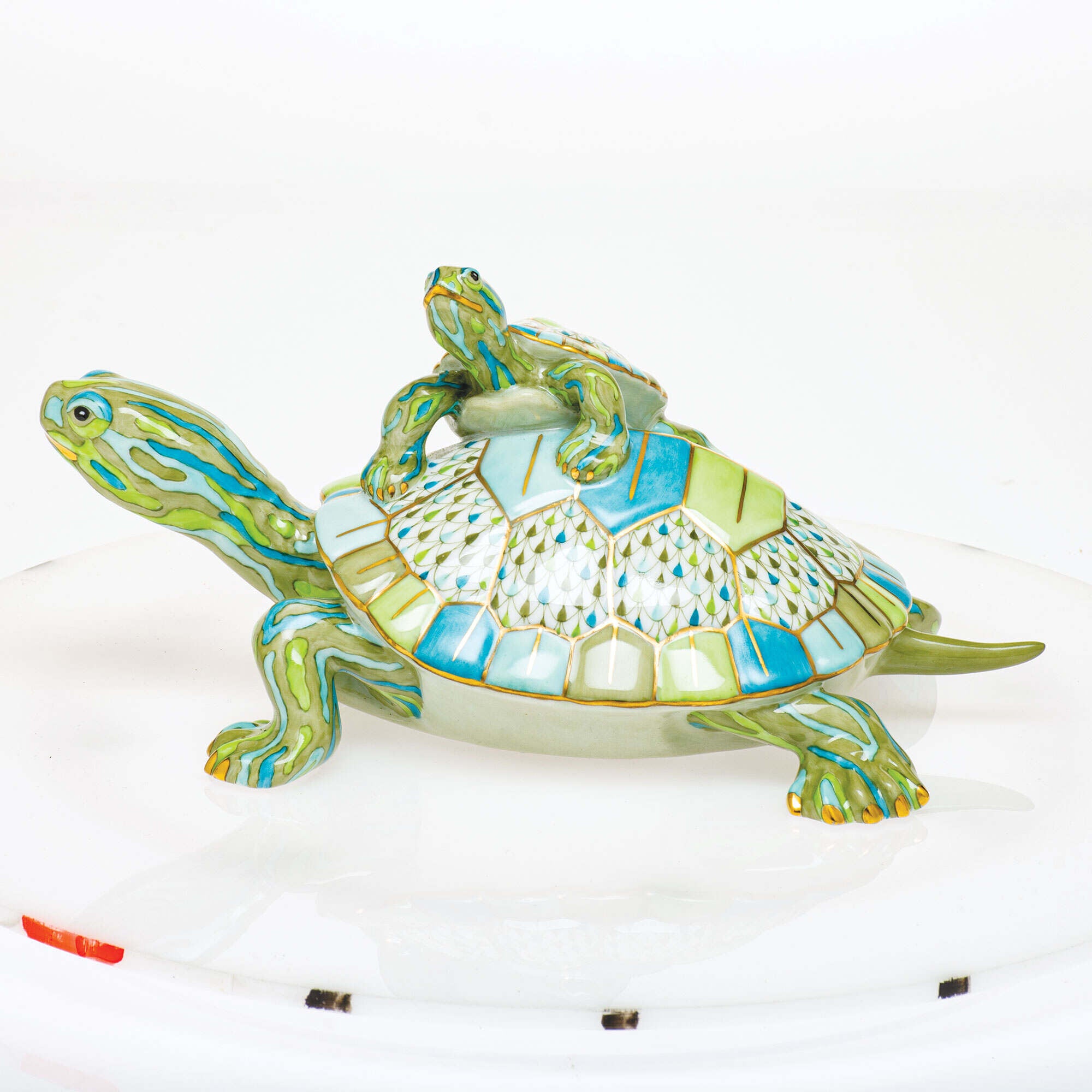 Herend Pair of Turtles Figurine β additional view