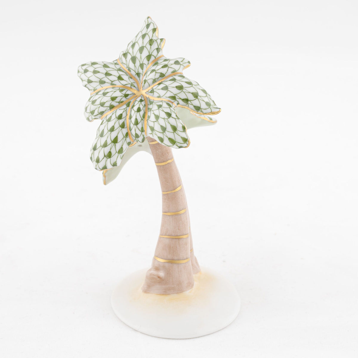 Herend Palm Tree Figurine, alternate view