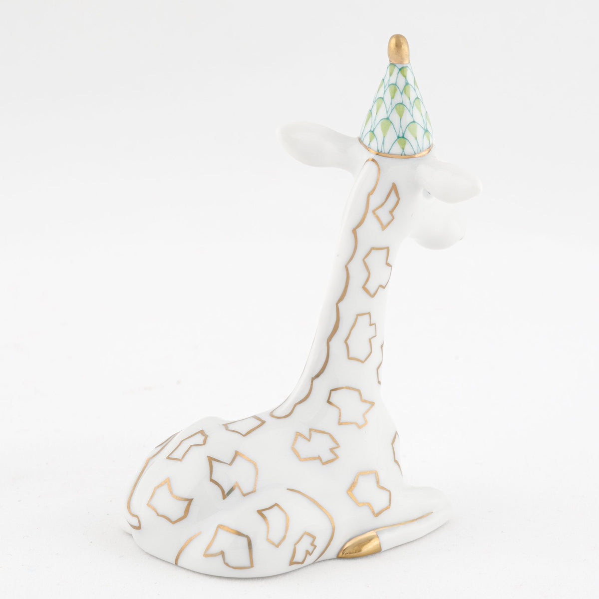 Herend Party Giraffe Figurine – Key Lime, alternate view