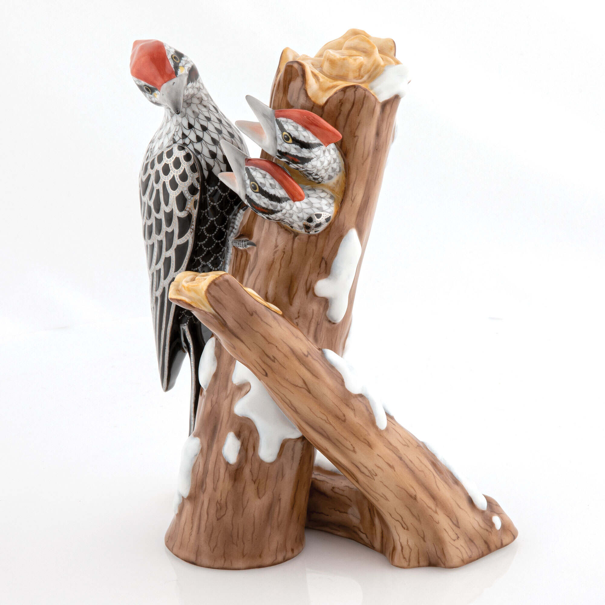 Herend Pileated Woodpecker Figurine β additional view