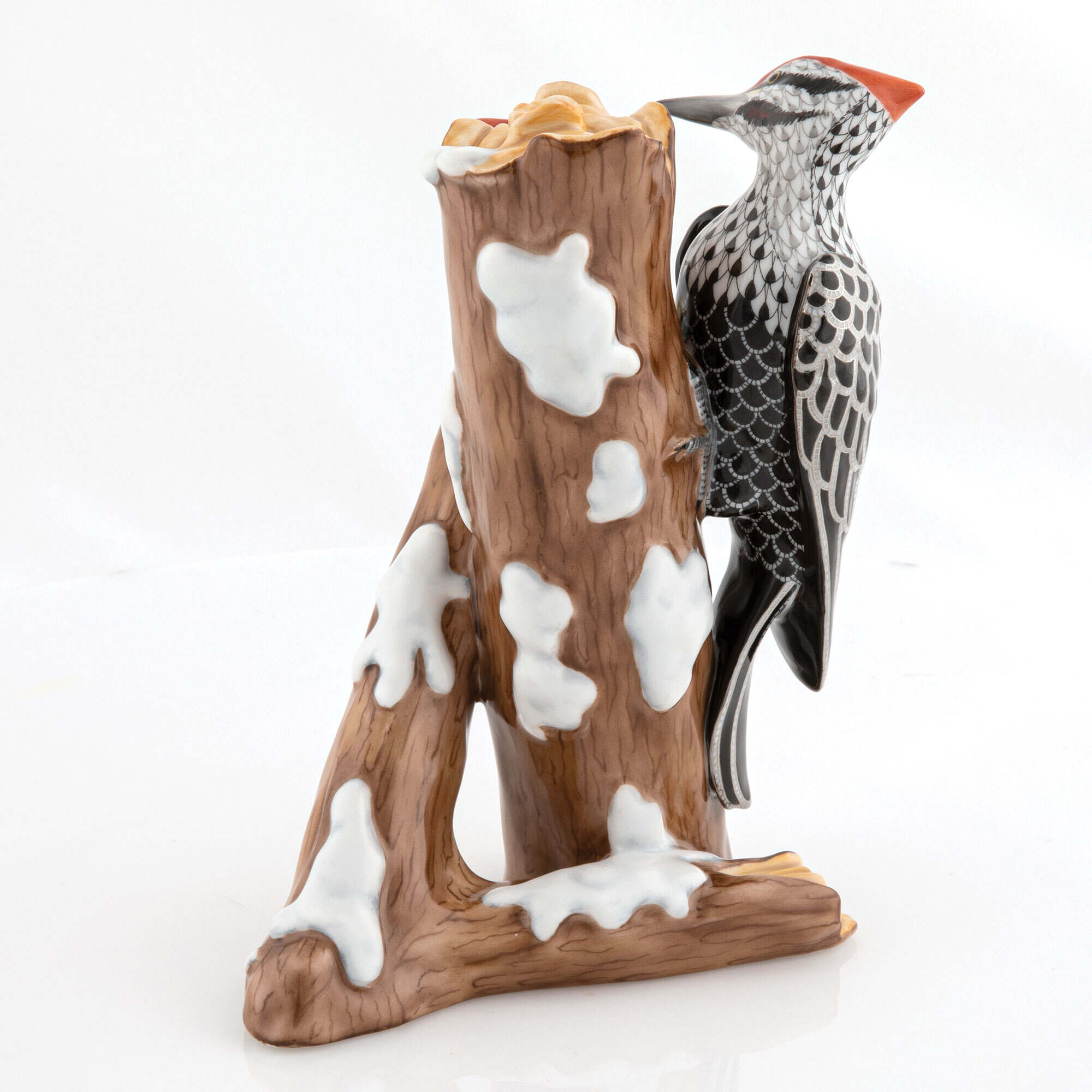 Herend Pileated Woodpecker Figurine β additional view