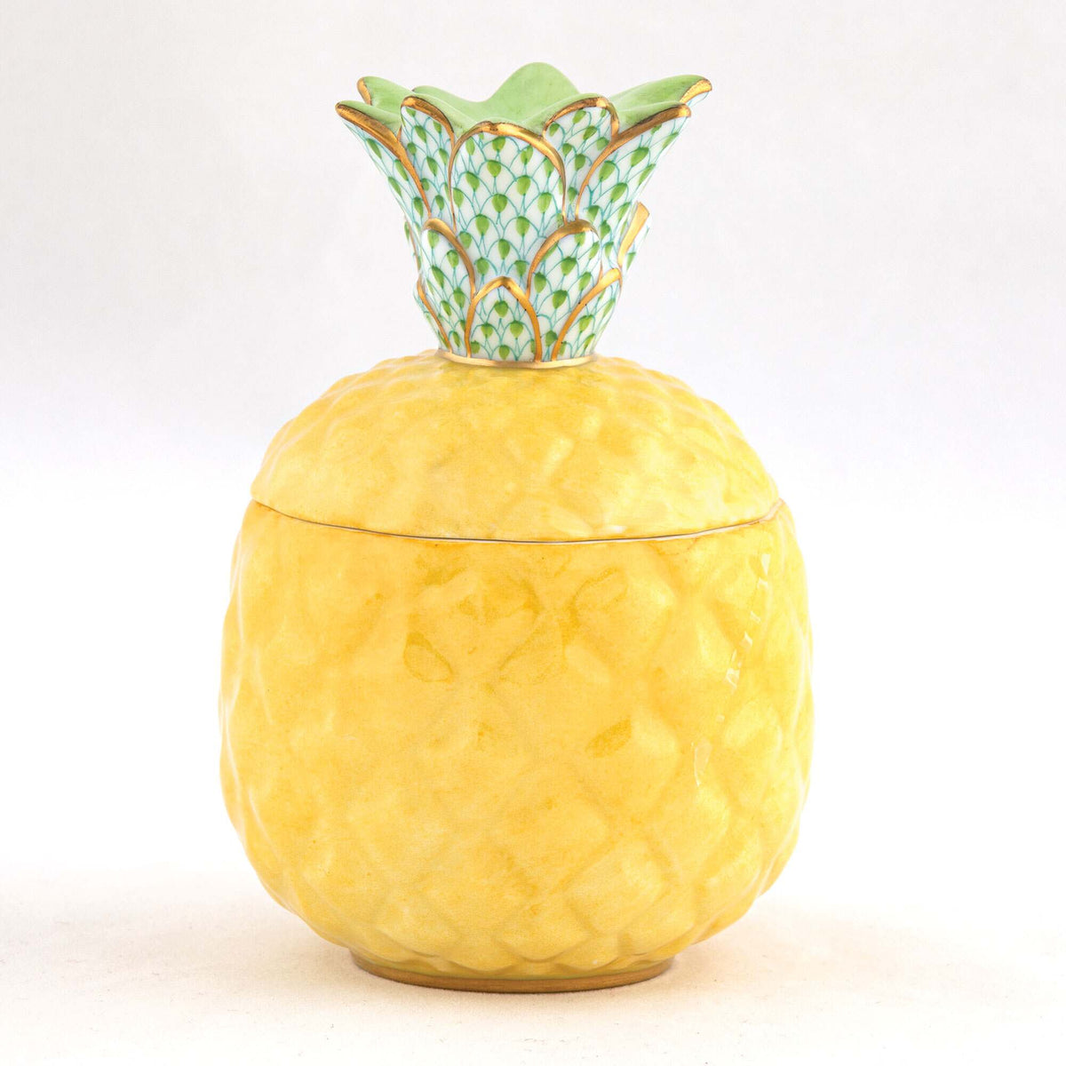 Herend Pineapple Bonbon Candy Dish, alternate view