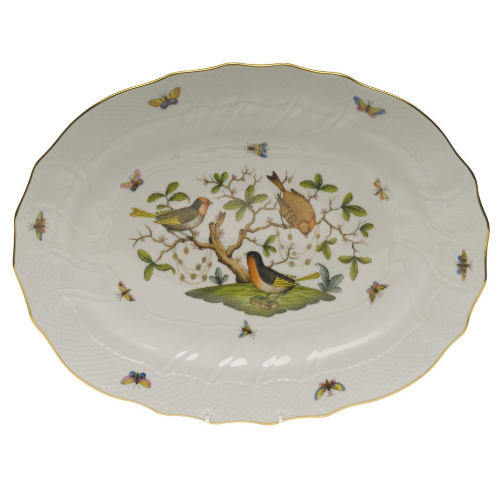 Herend Rothschild Bird Platter, alternate view