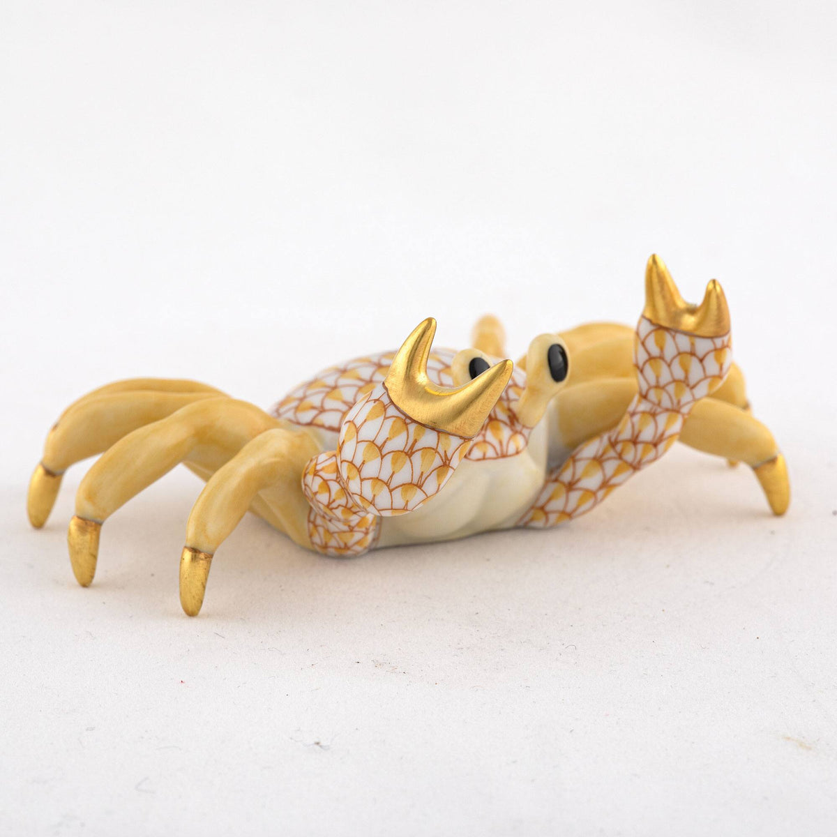 Herend Sand Crab Figurine – Butterscotch, alternate view