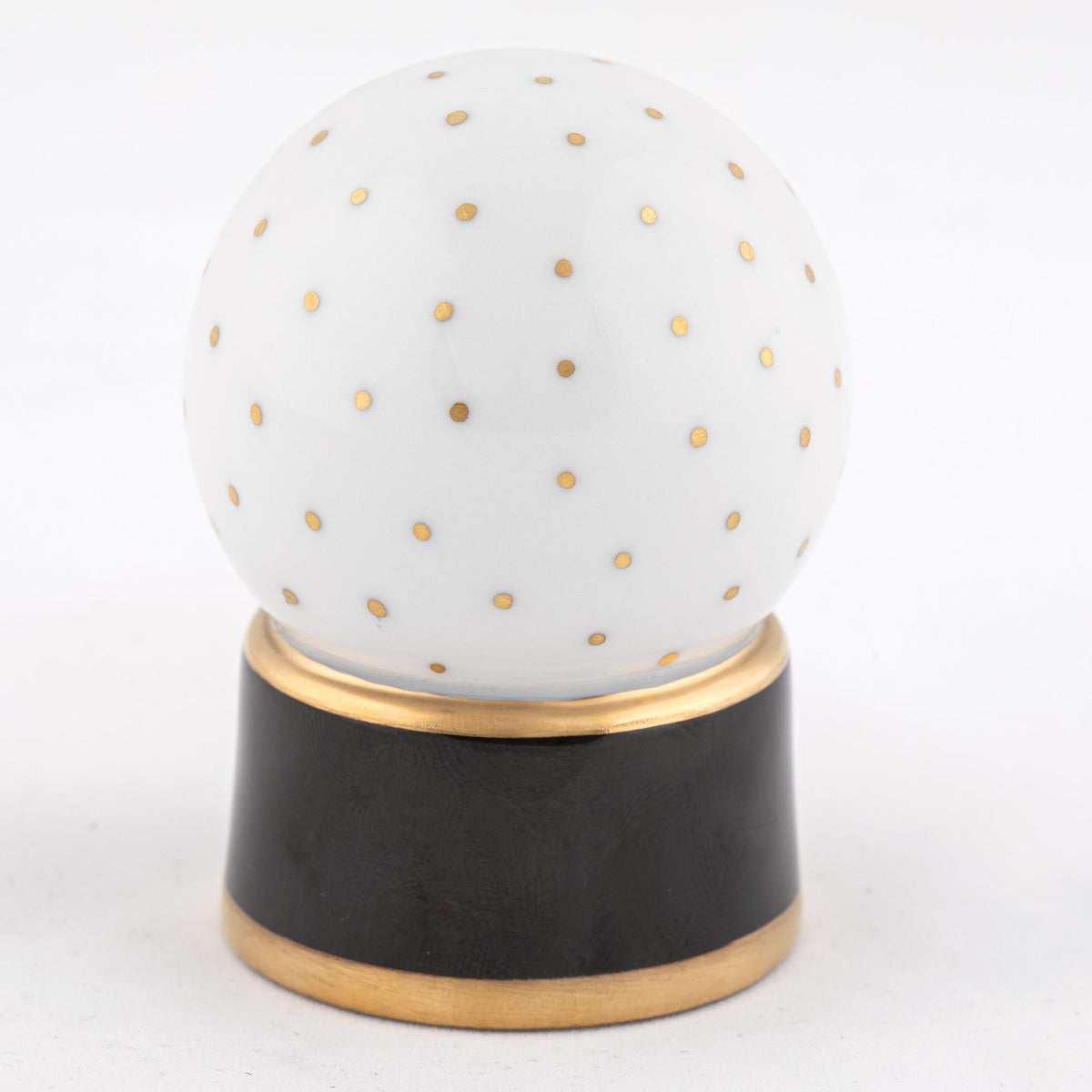 Herend Snow Globe Figurine – Blue, alternate view