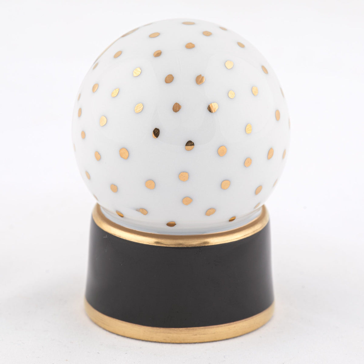 Herend Snow Globe Figurine – Butterscotch, alternate view