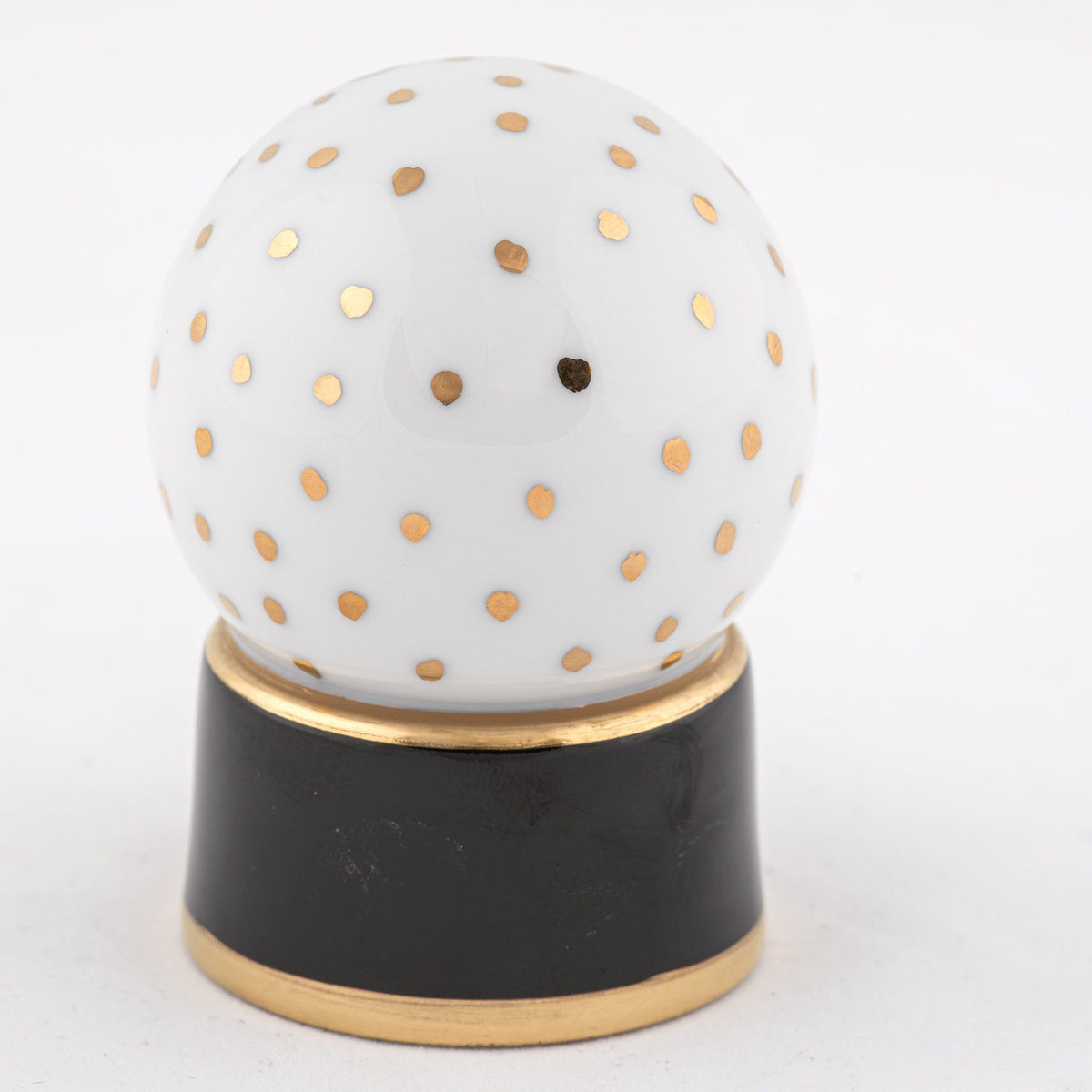Herend Snow Globe Figurine – Key Lime, alternate view