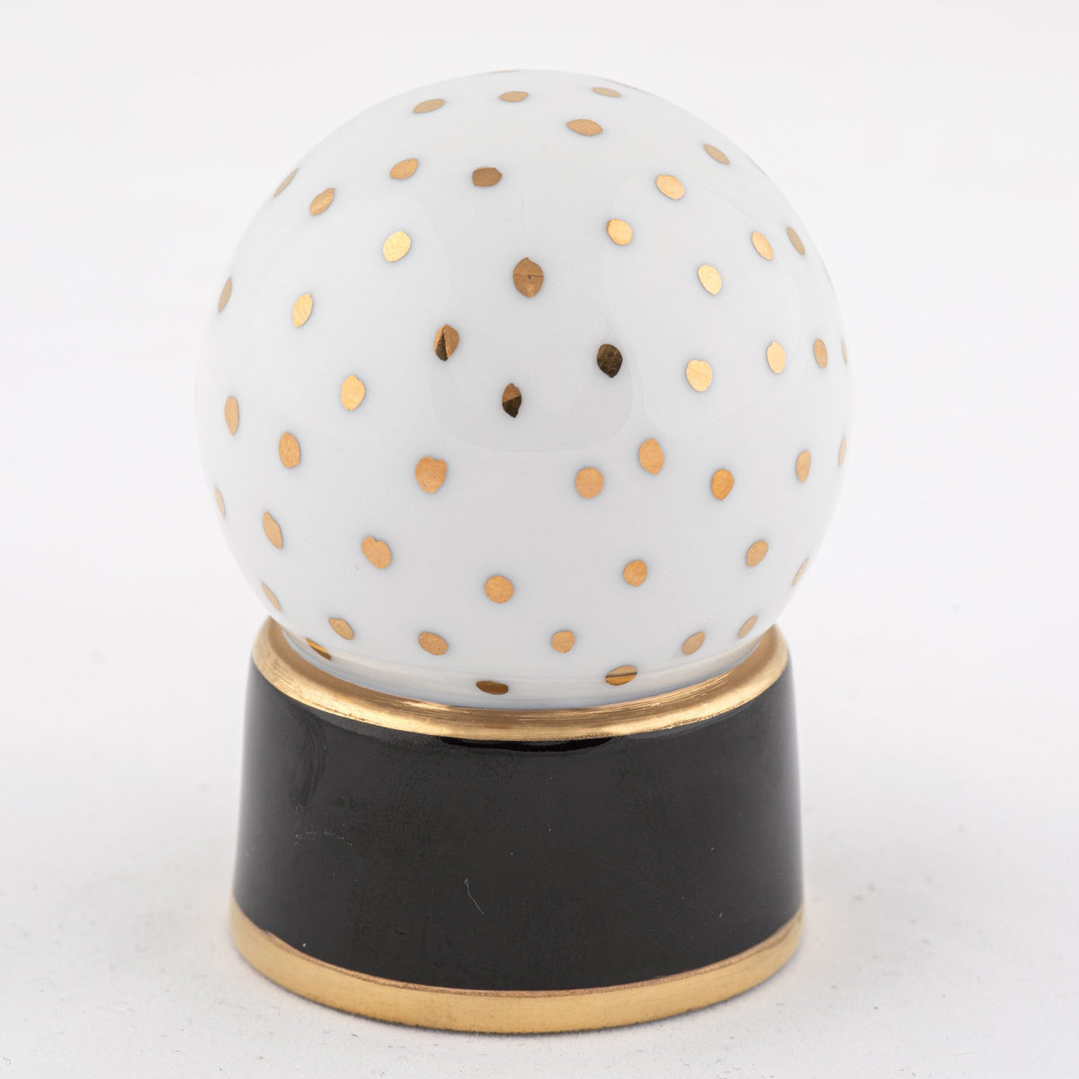 Herend Snow Globe Figurine – Key Lime, alternate view