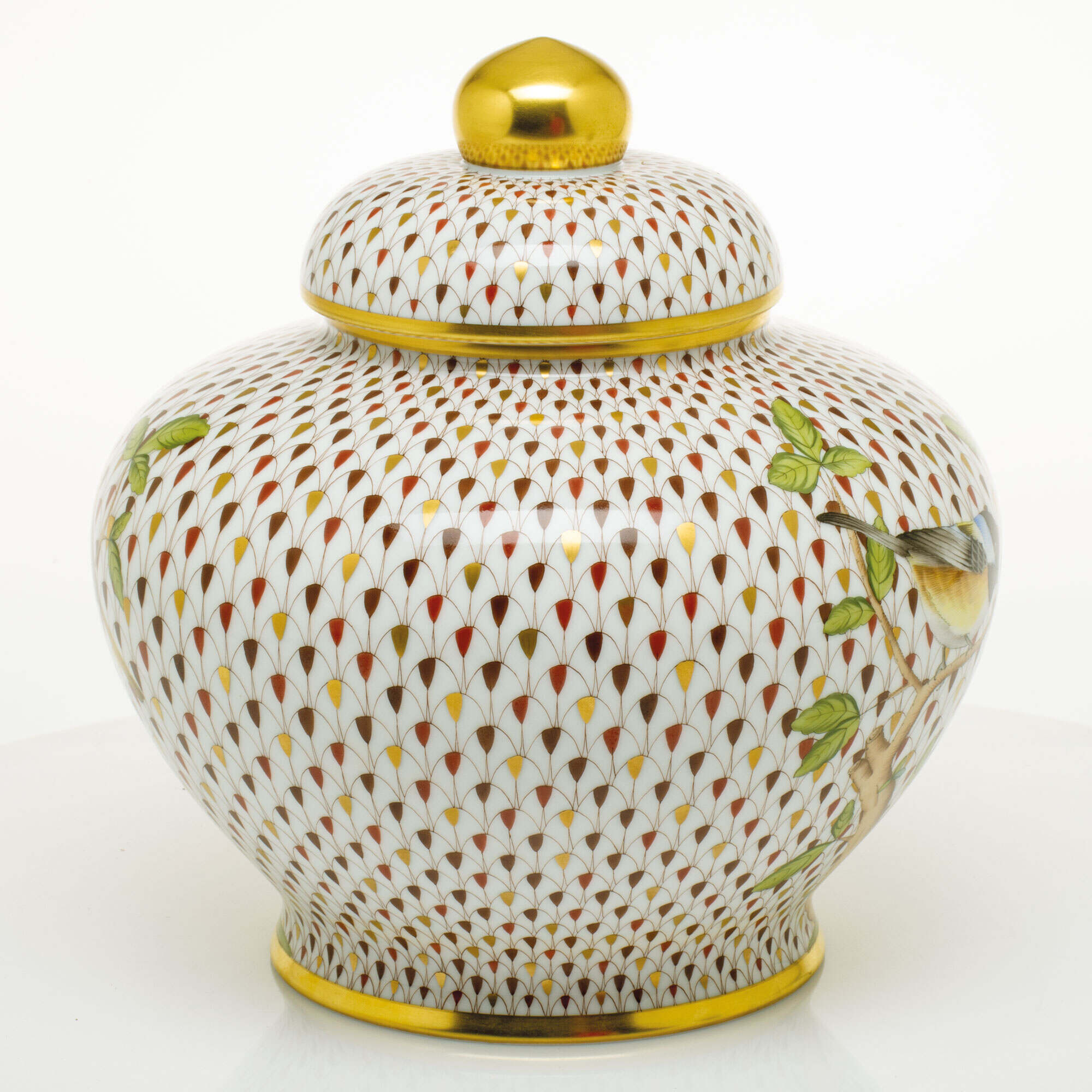 Herend Songbird Ginger Jar โ additional view