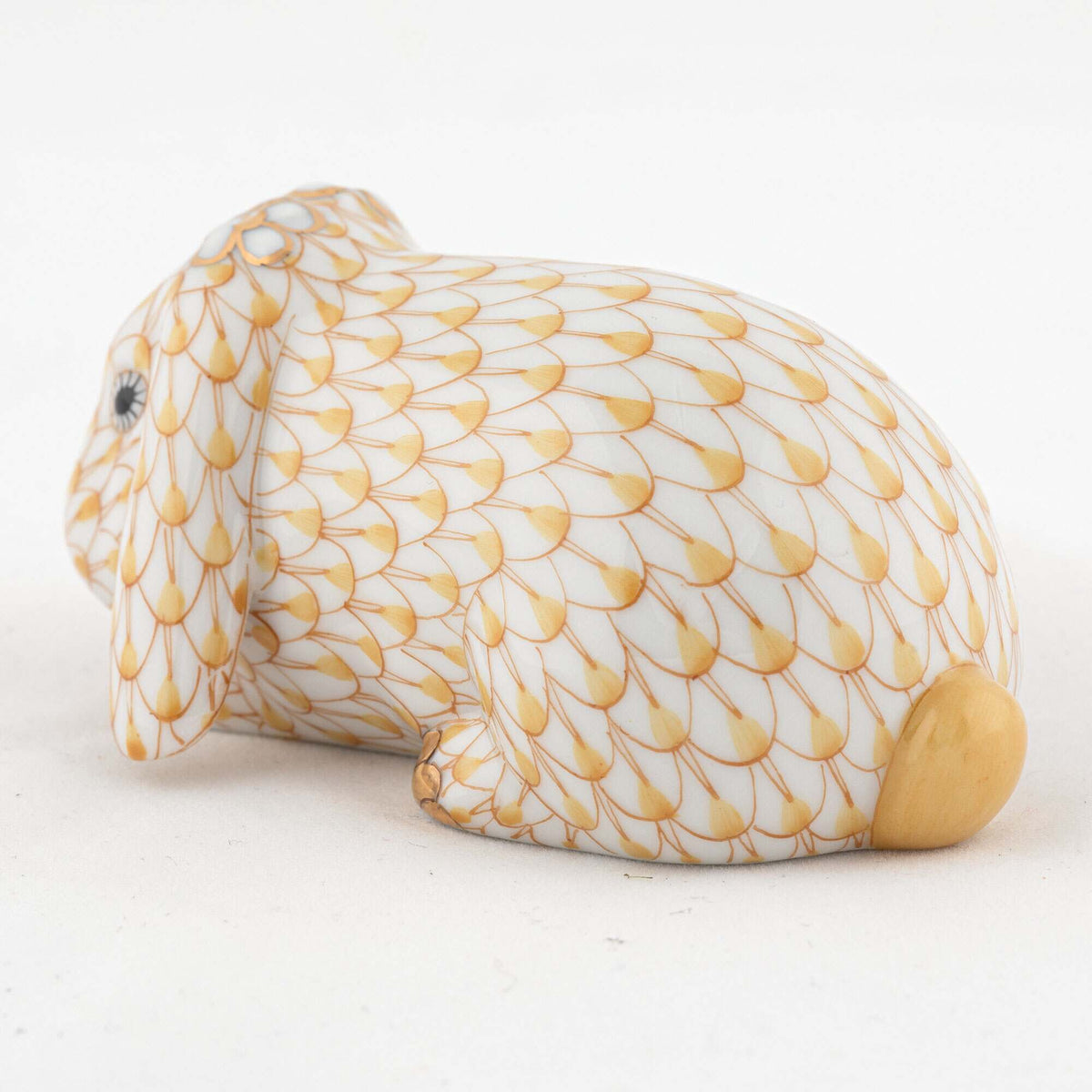 Herend Spring Bunny Figurine – Butterscotch, alternate view