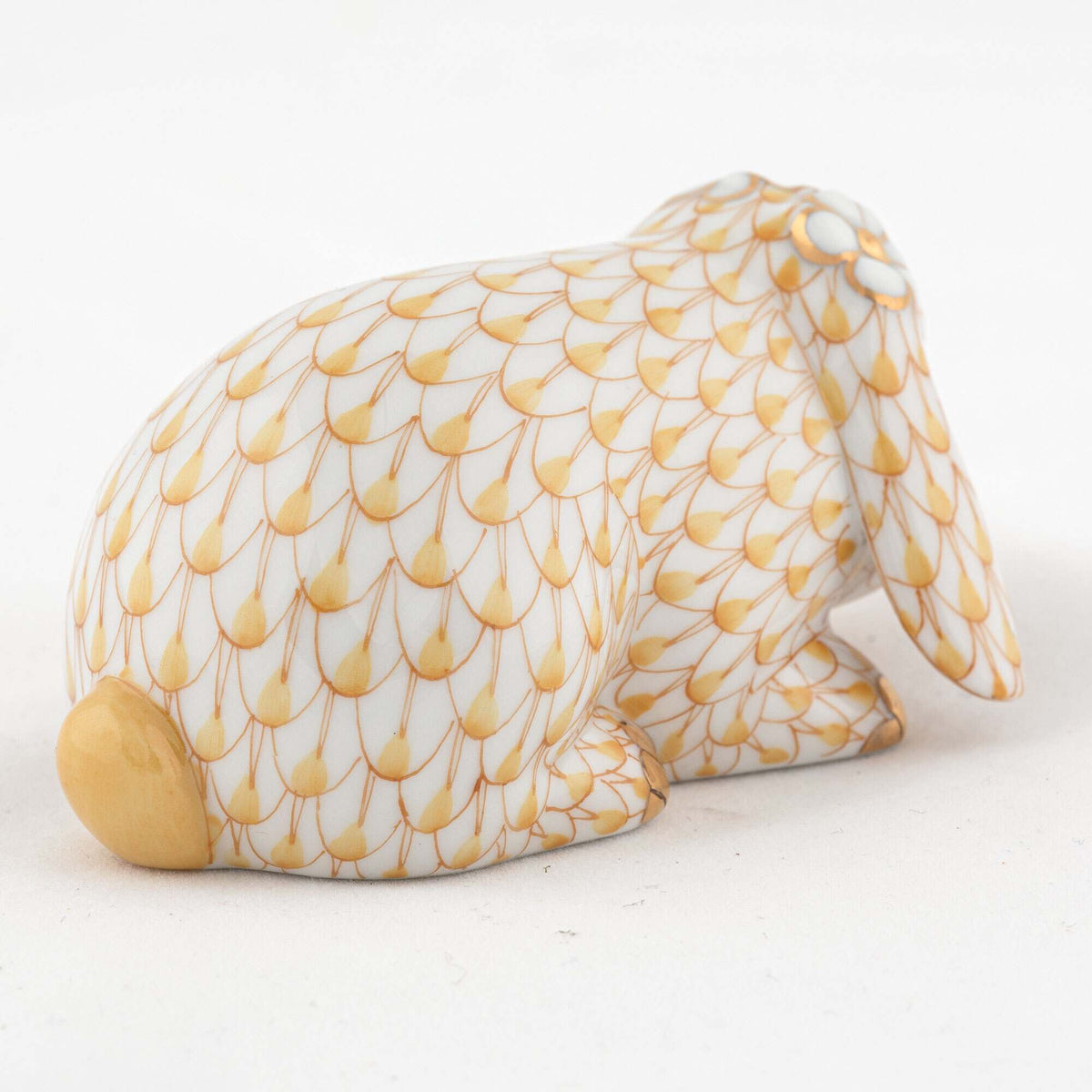 Herend Spring Bunny Figurine – Butterscotch, alternate view