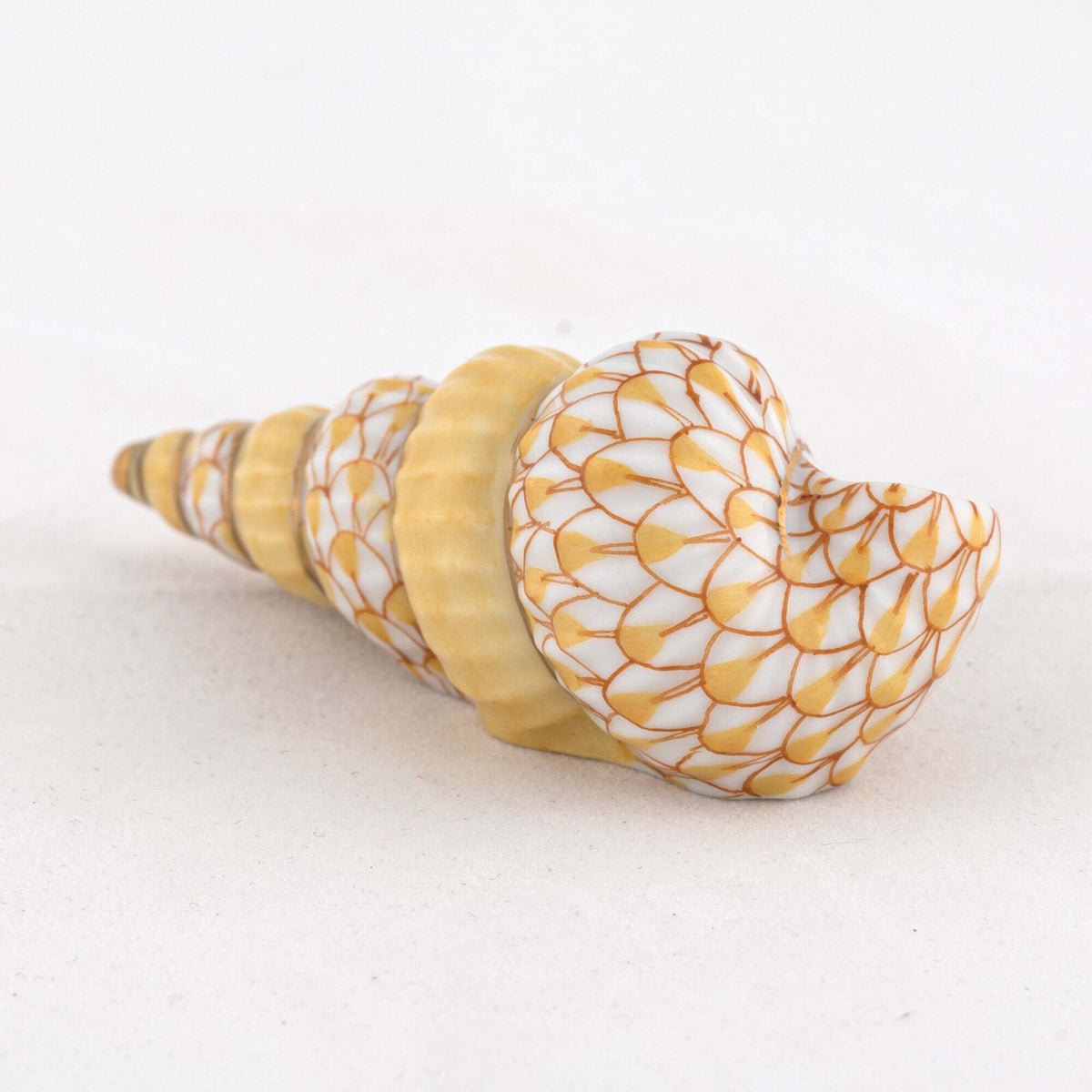 Herend Staircase Shell Figurine – Butterscotch, alternate view