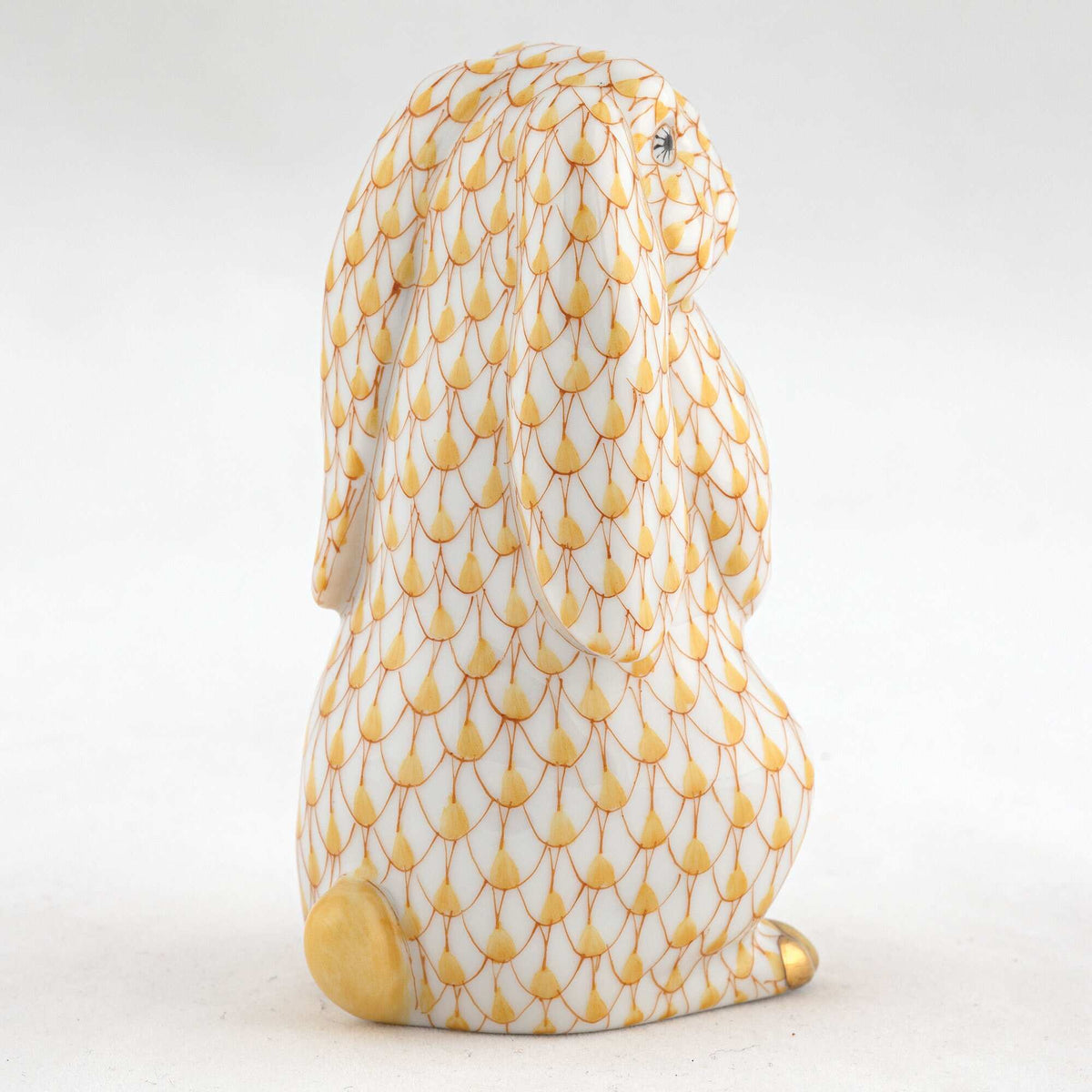 Herend Standing Lop Ear Bunny Figurine – Butterscotch, alternate view
