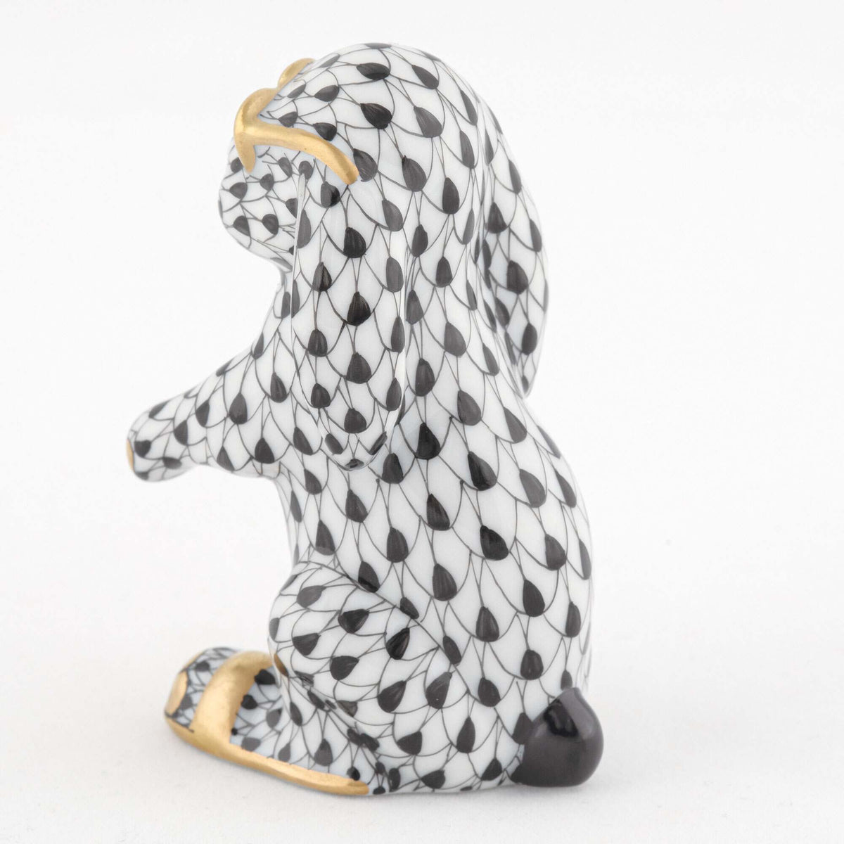 Herend Sunny Bunny Figurine – Black, alternate view