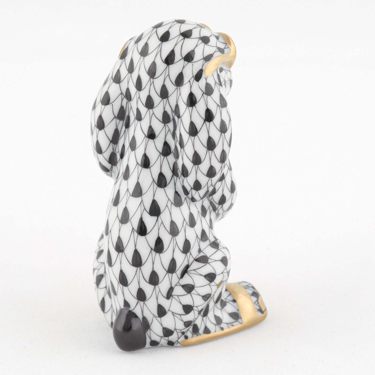 Herend Sunny Bunny Figurine – Black, alternate view
