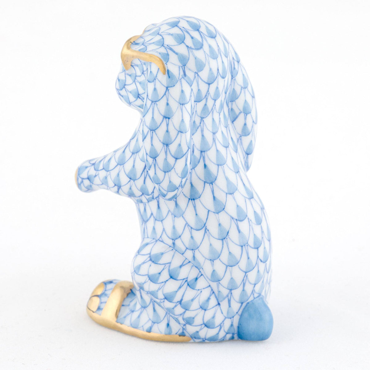 Herend Sunny Bunny Figurine – Blue, alternate view