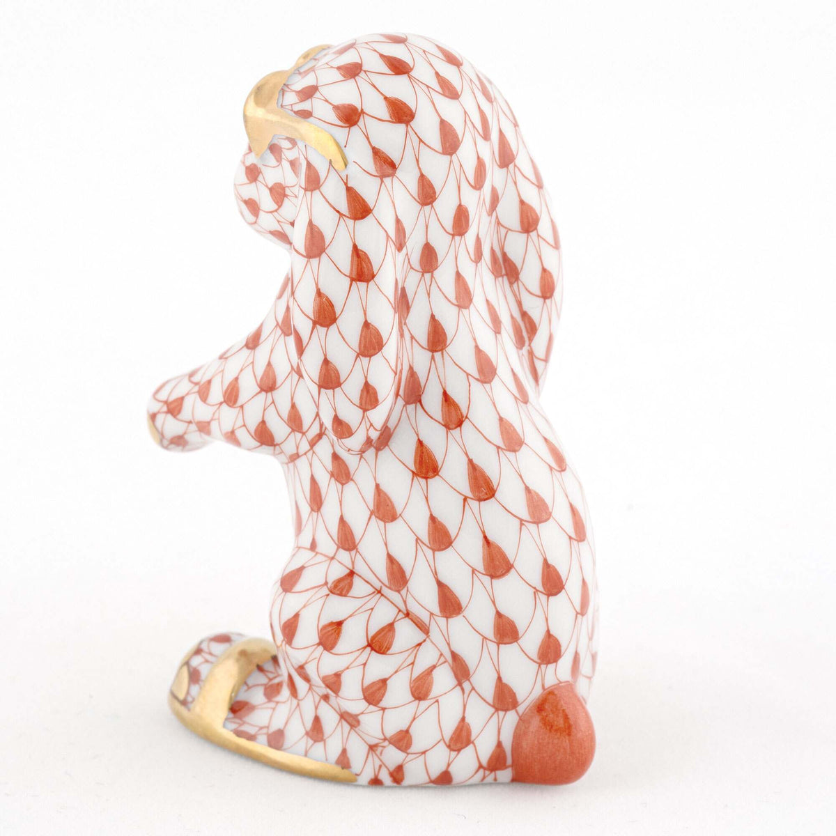Herend Sunny Bunny Figurine – Rust, alternate view