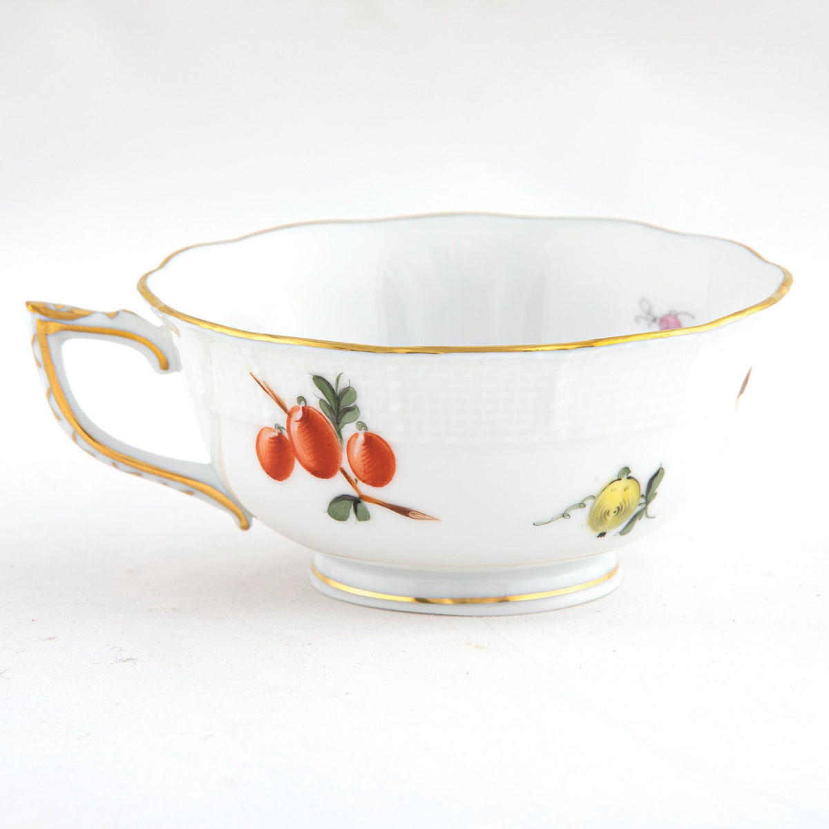 Herend Fruits and Flowers Tea Cup Cup & Saucer Set, alternate view