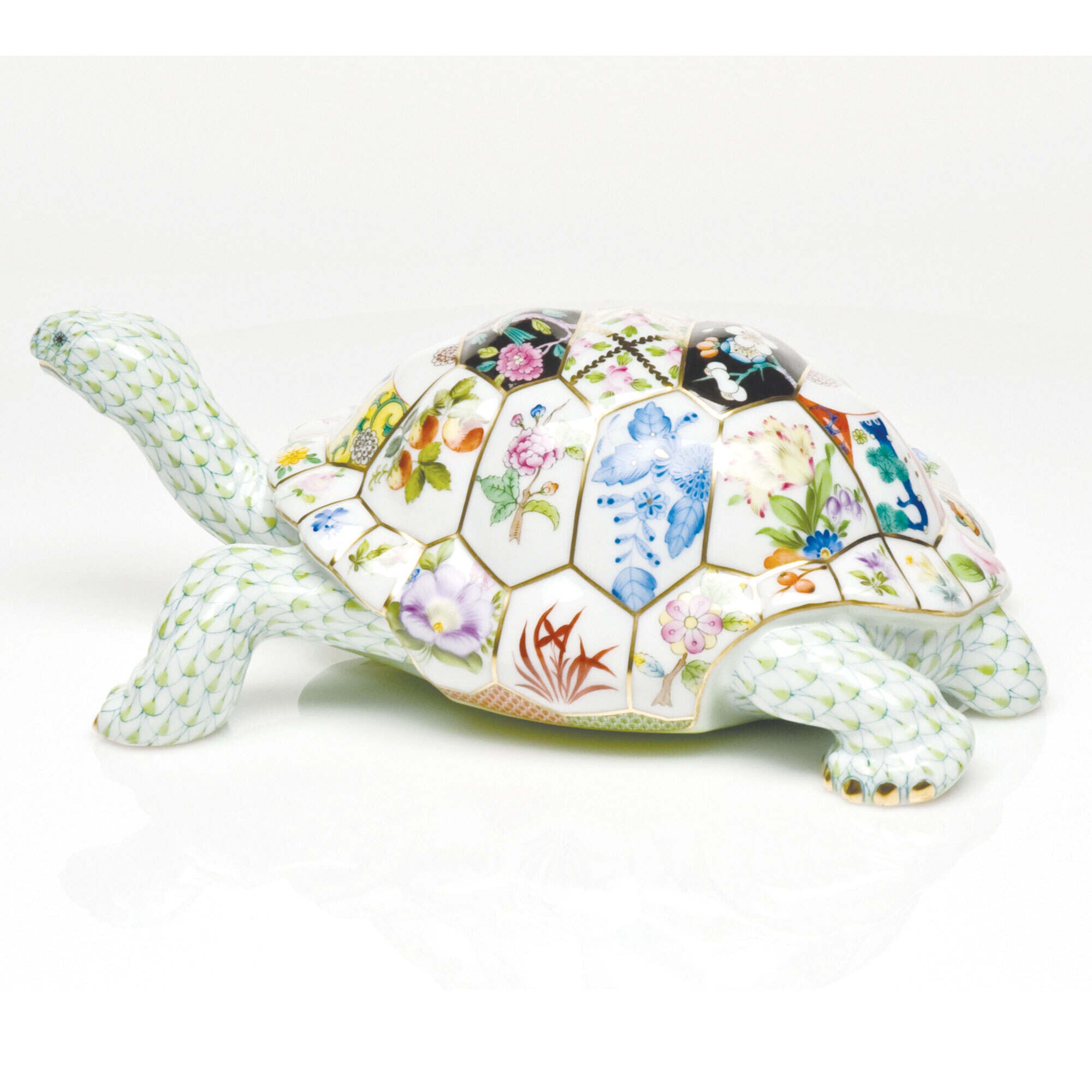 Herend Tesserae Tortoise Figurine β additional view