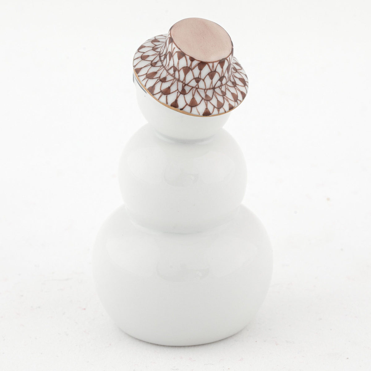 Herend Tropical Snowman Figurine – Chocolate, alternate view