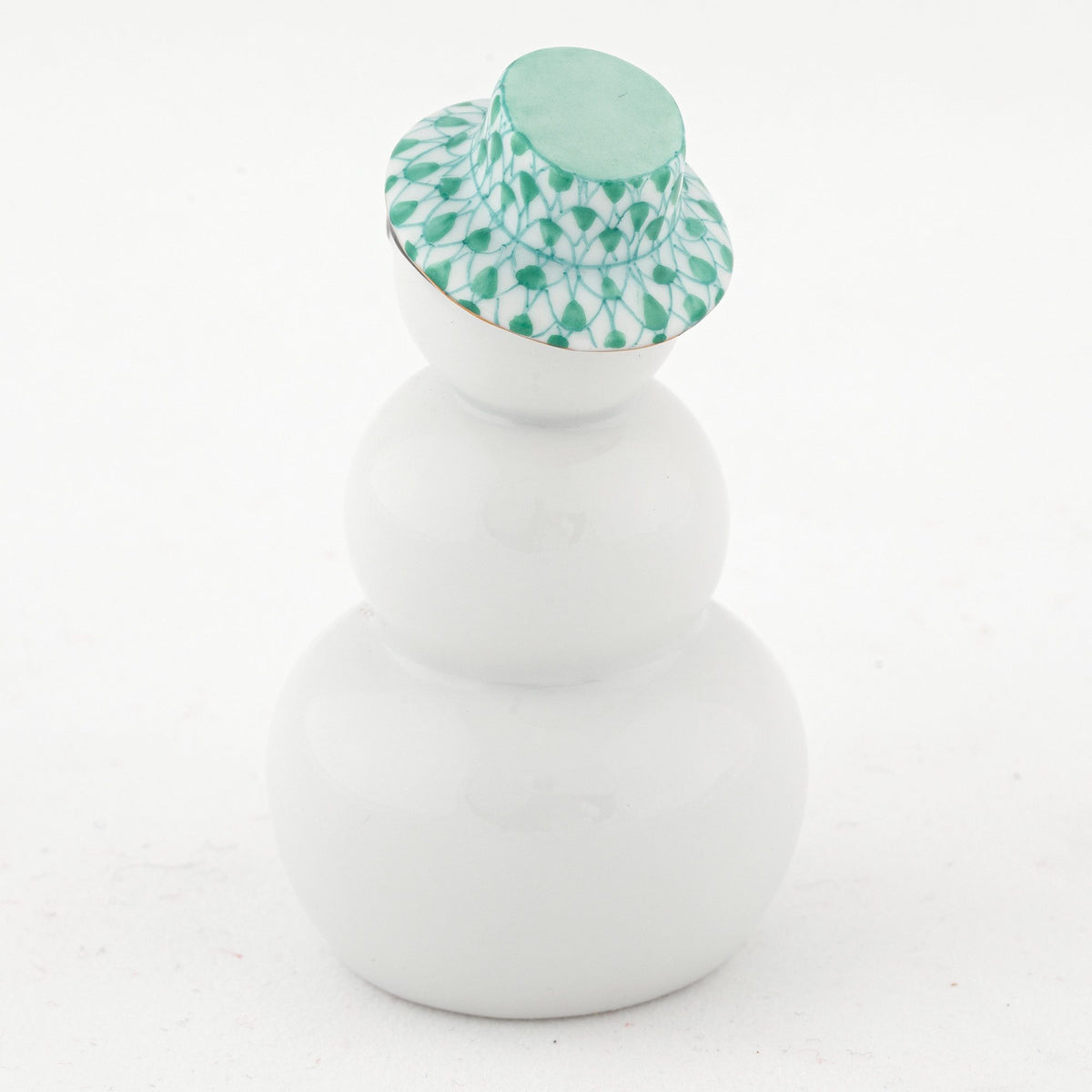 Herend Tropical Snowman Figurine – Green, alternate view
