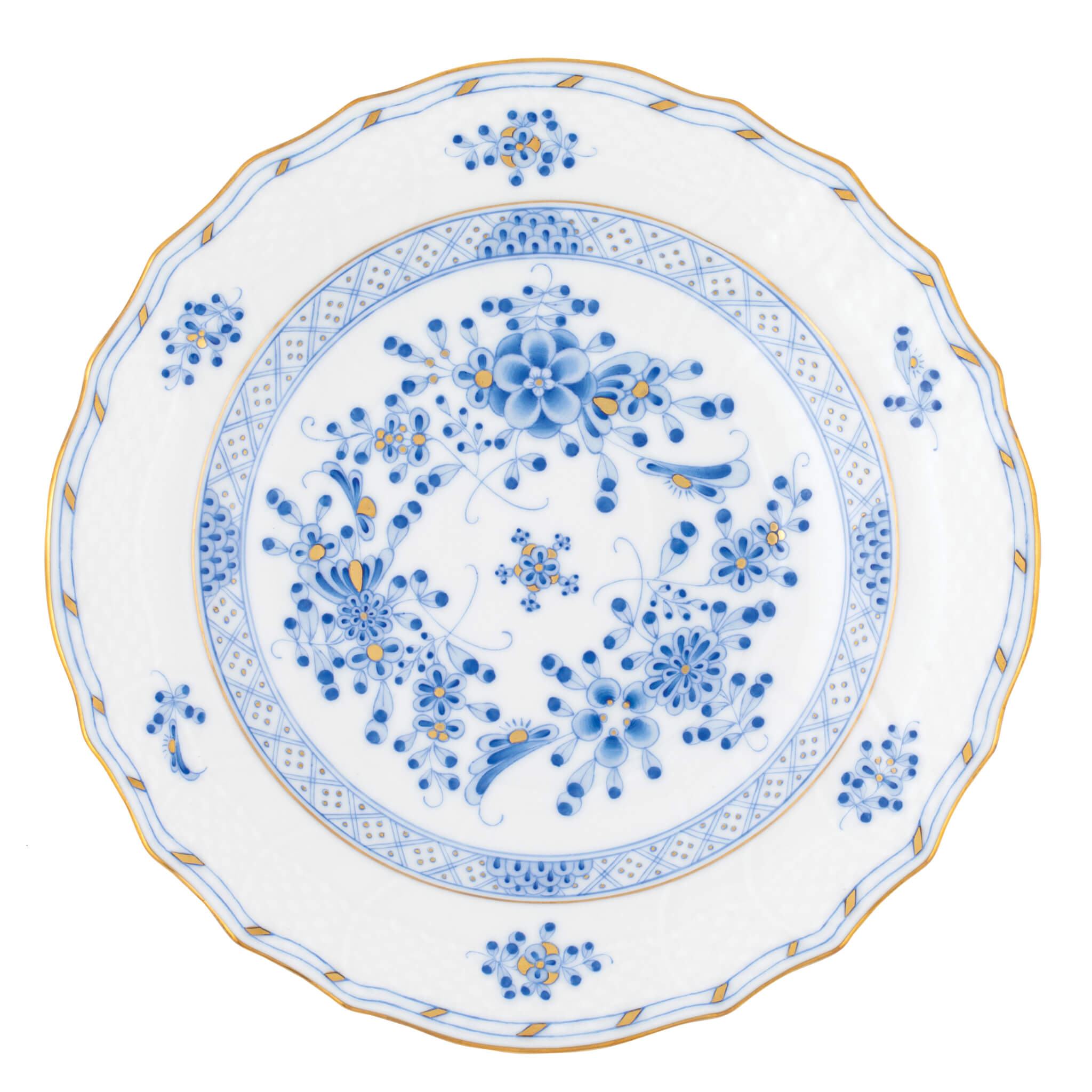 Herend Waldstein Salad Plate in Multicolor - Hand-painted Hungarian porcelain by Herend. Paris Tableware.