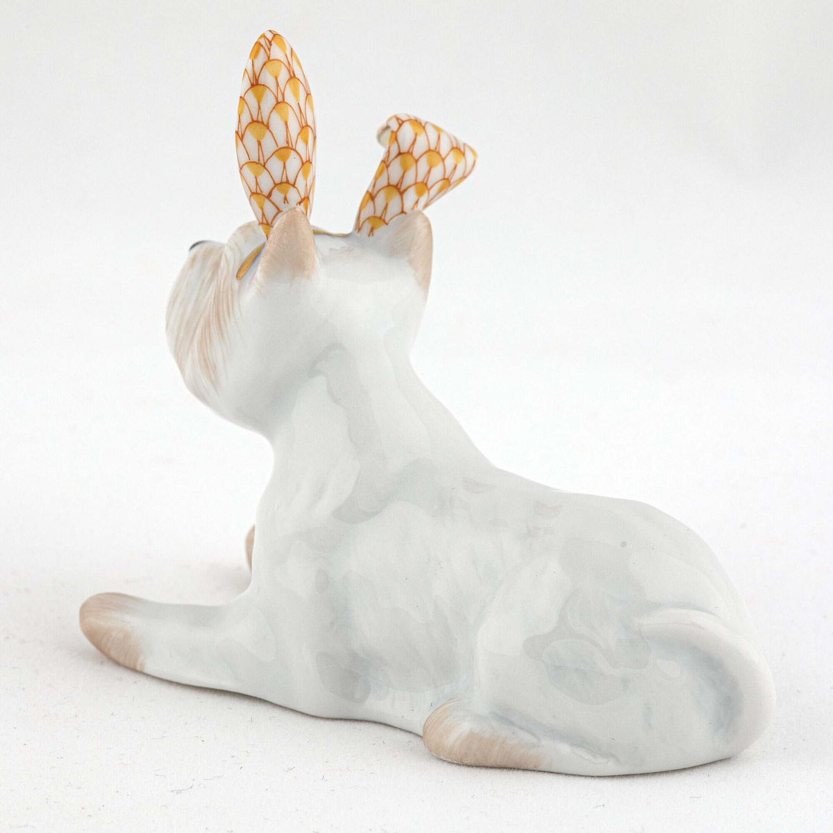 Herend Westie with Bunny Ears Figurine – Butterscotch, alternate view
