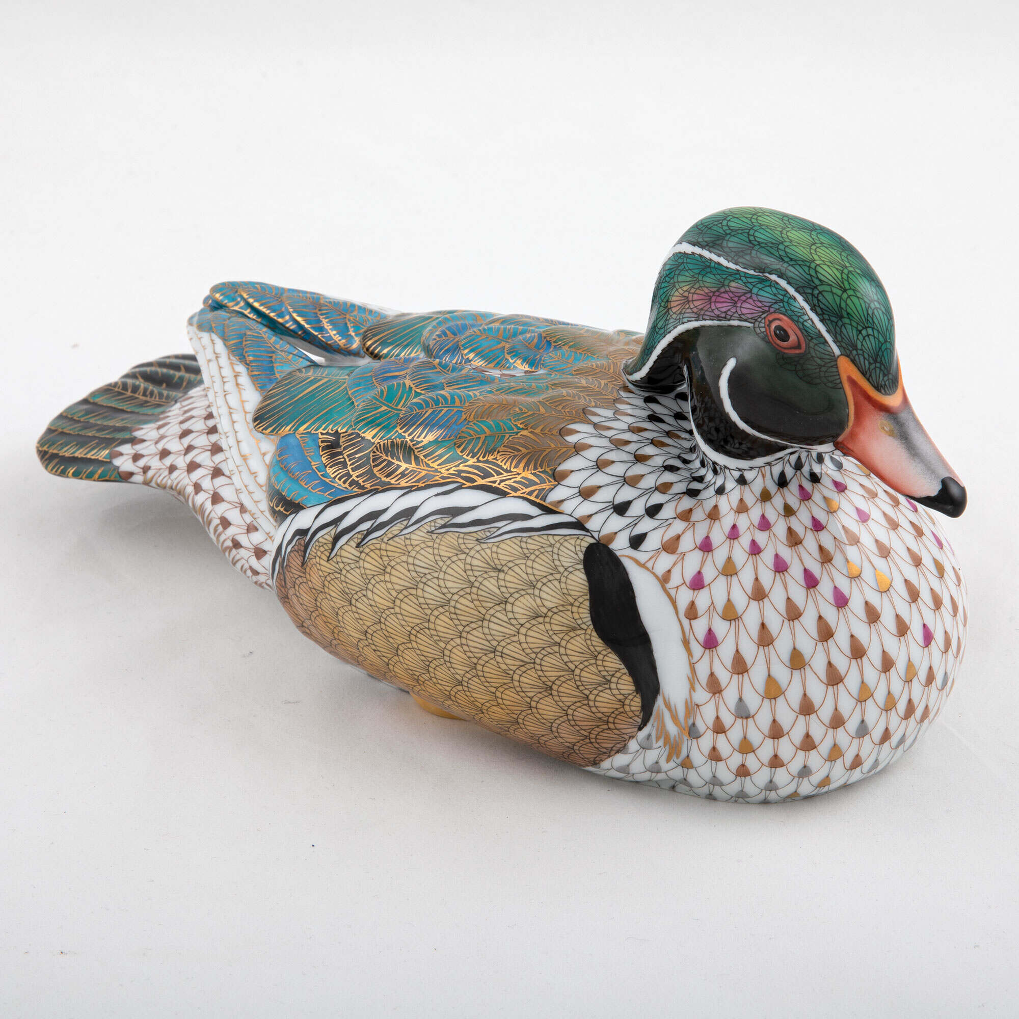 Herend Wood Duck Figurine β additional view