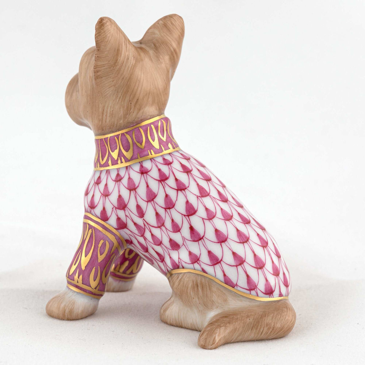 Herend Yorkshire Terrier Figurine – Raspberry, alternate view