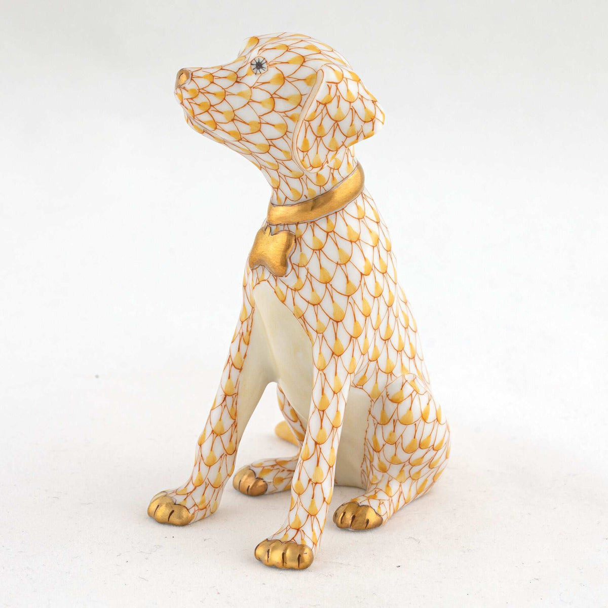 Herend Young Golden Figurine – Butterscotch, alternate view