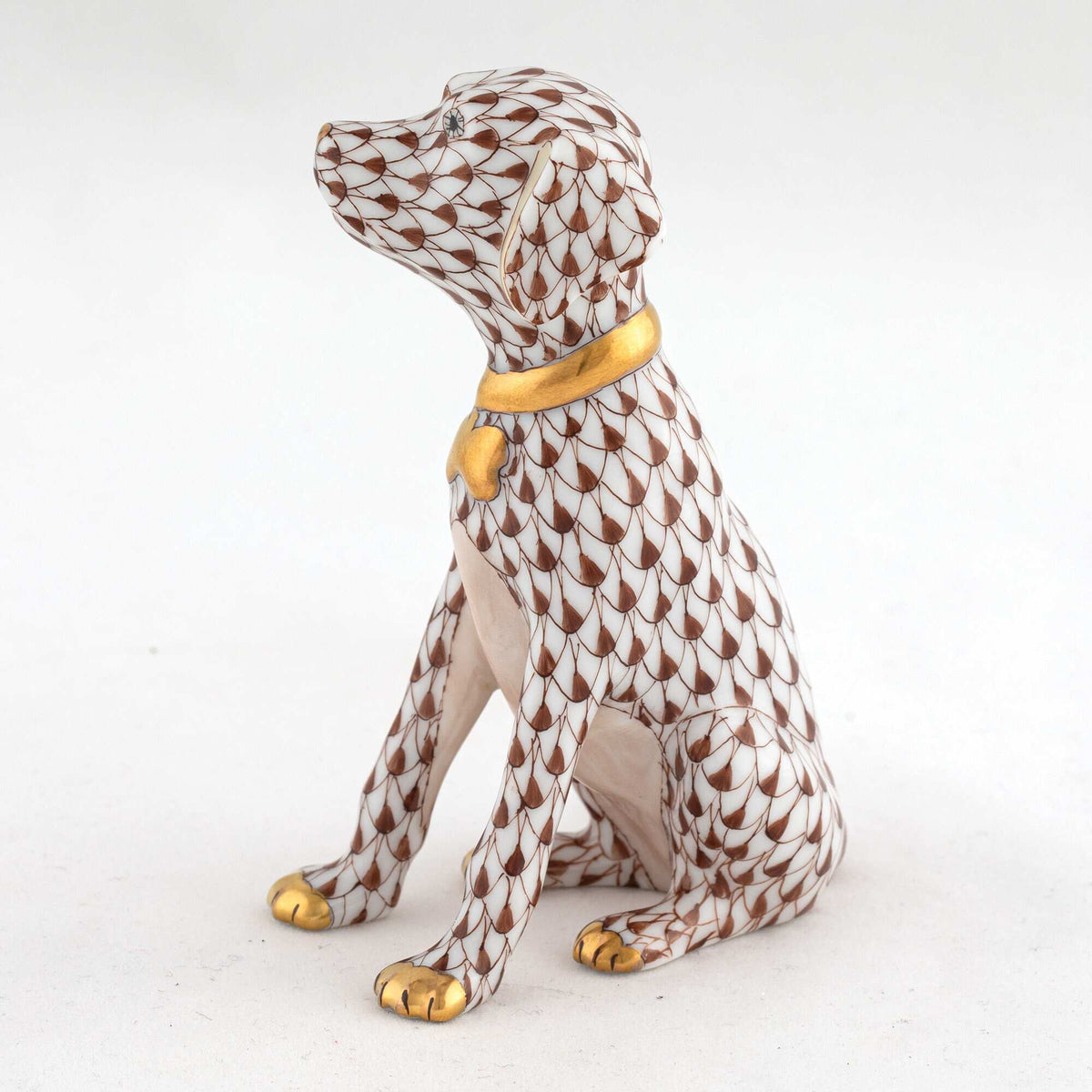Herend Young Golden Figurine – Chocolate, alternate view
