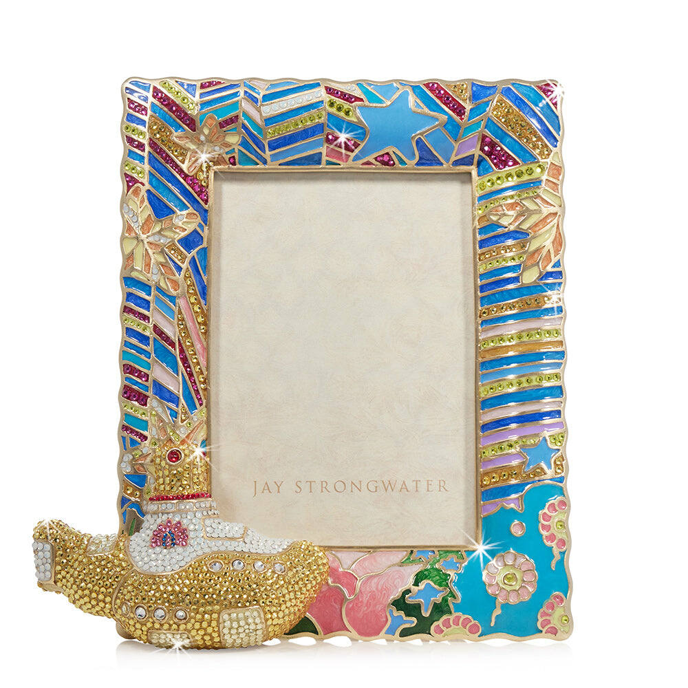 Jay Strongwater 5” X 7” Yellow Submarine Frame