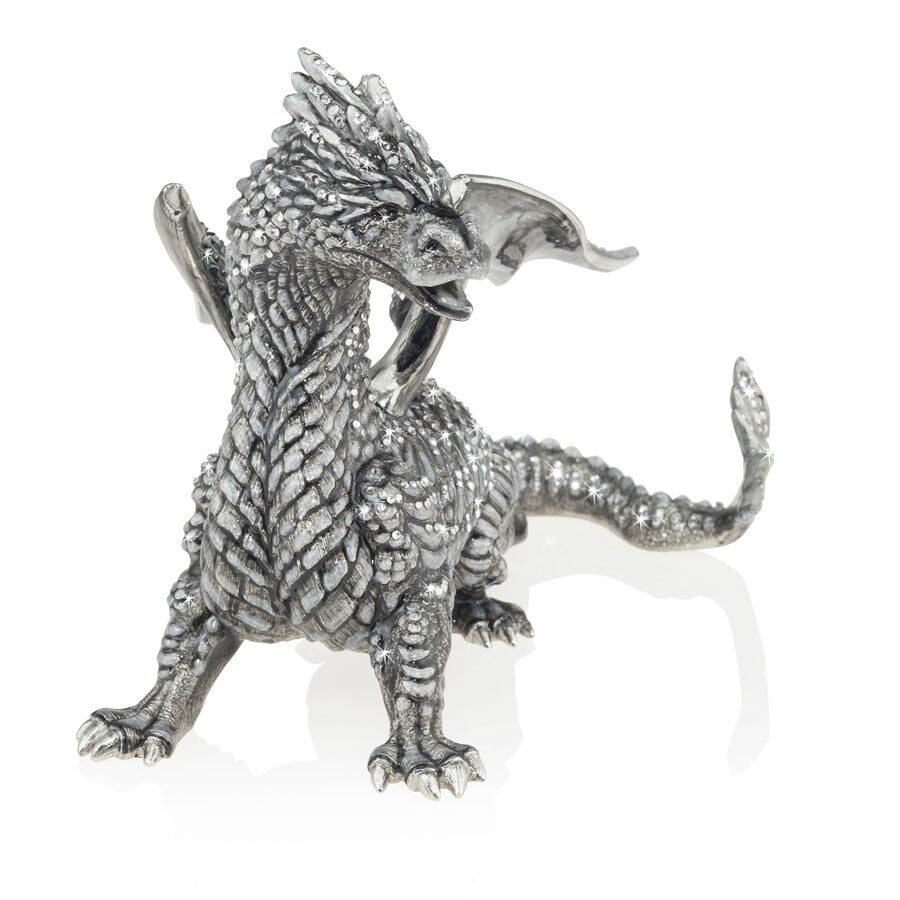 Jay Strongwater Azazel Regal Dragon Figurine, alternate view