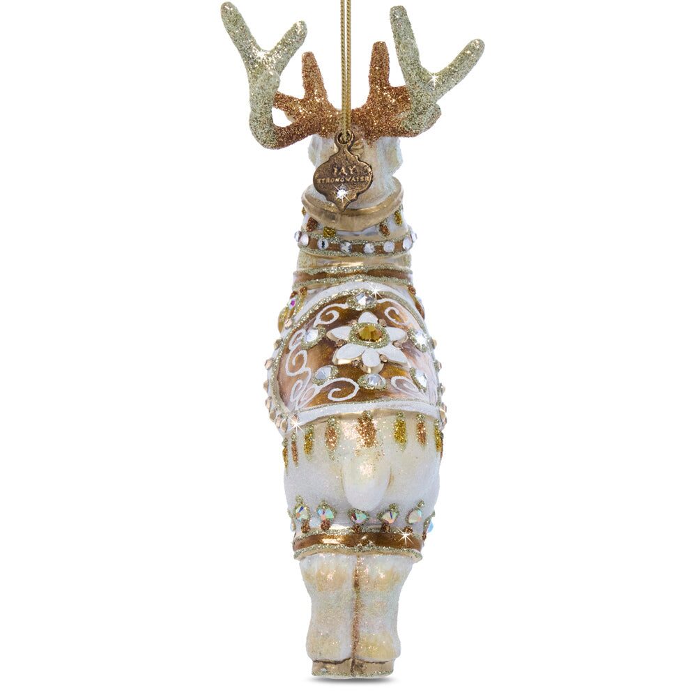 Jay Strongwater Blitzen Glass Ornament, alternate view