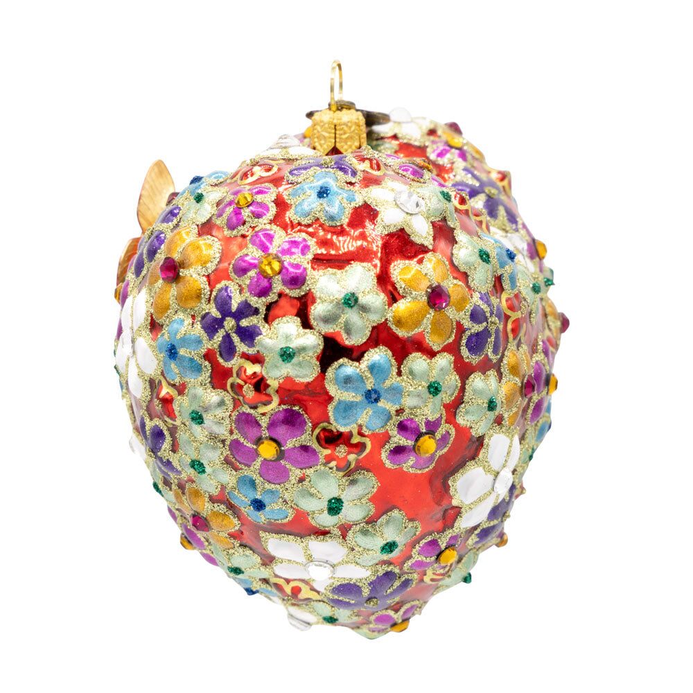 Jay Strongwater Blossom Floral Heart Ornament, alternate view