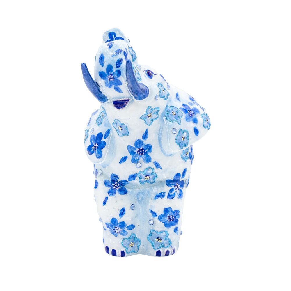 Jay Strongwater Bouquet Elephant Ornament, alternate view