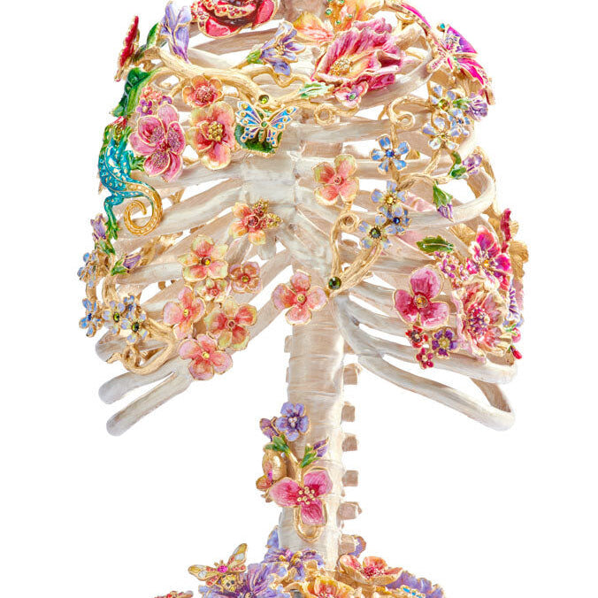 Jay Strongwater Brantley Ribcage Figurine