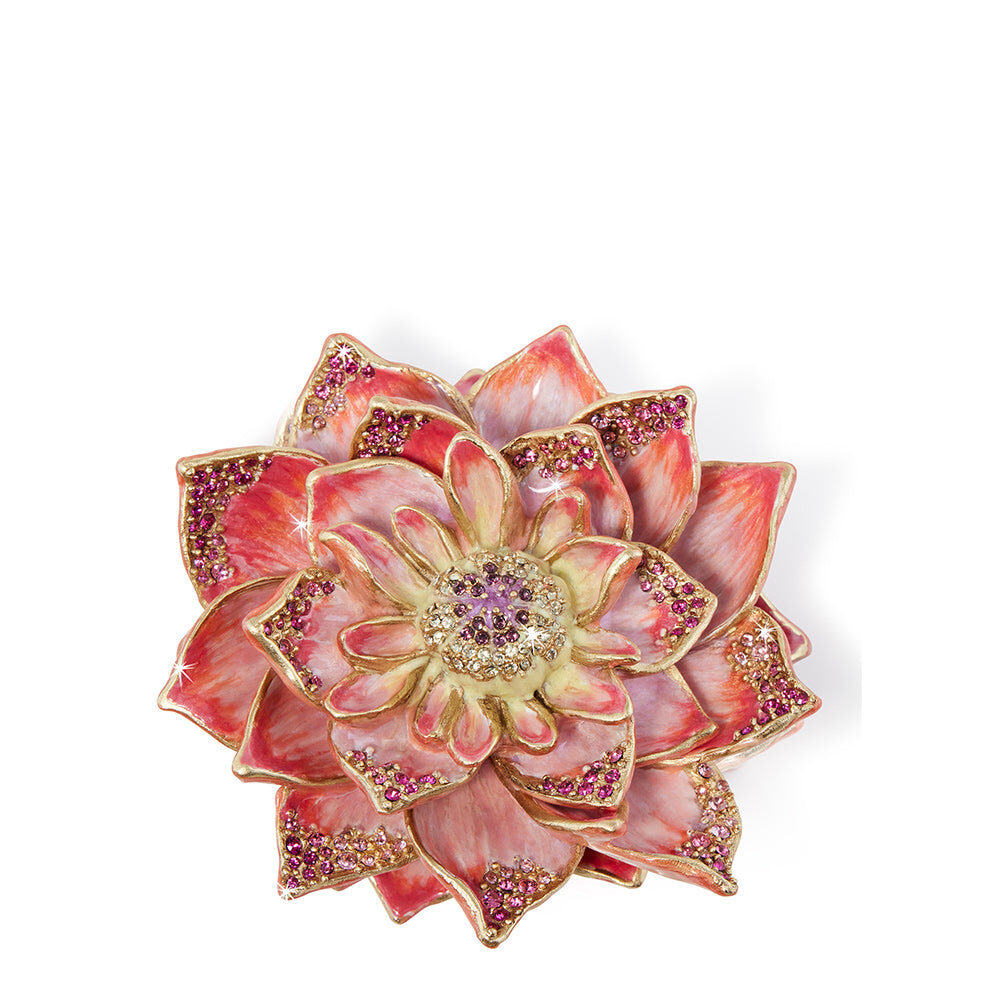 Jay Strongwater Calista Dahlia Bloom Objet Figurine