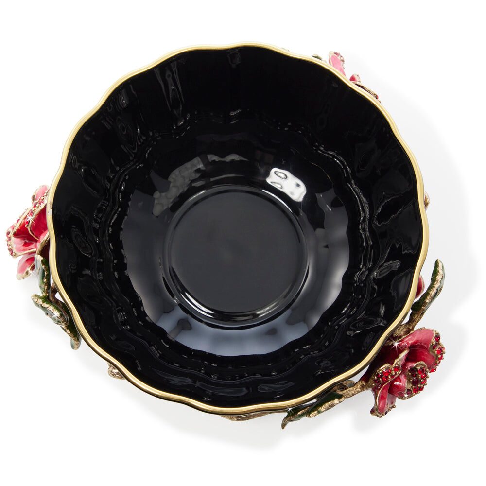 Jay Strongwater Catherine Night Bloom Bowl, alternate view